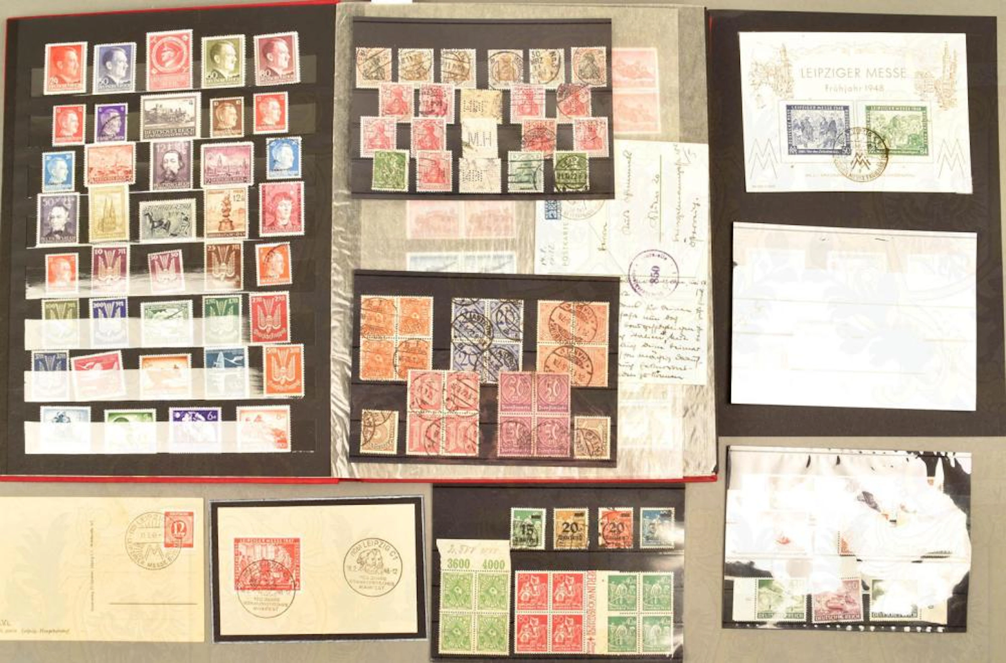 8400 GERMAN AND AUSTRIAN POSTAL STAMPS 1892-1999