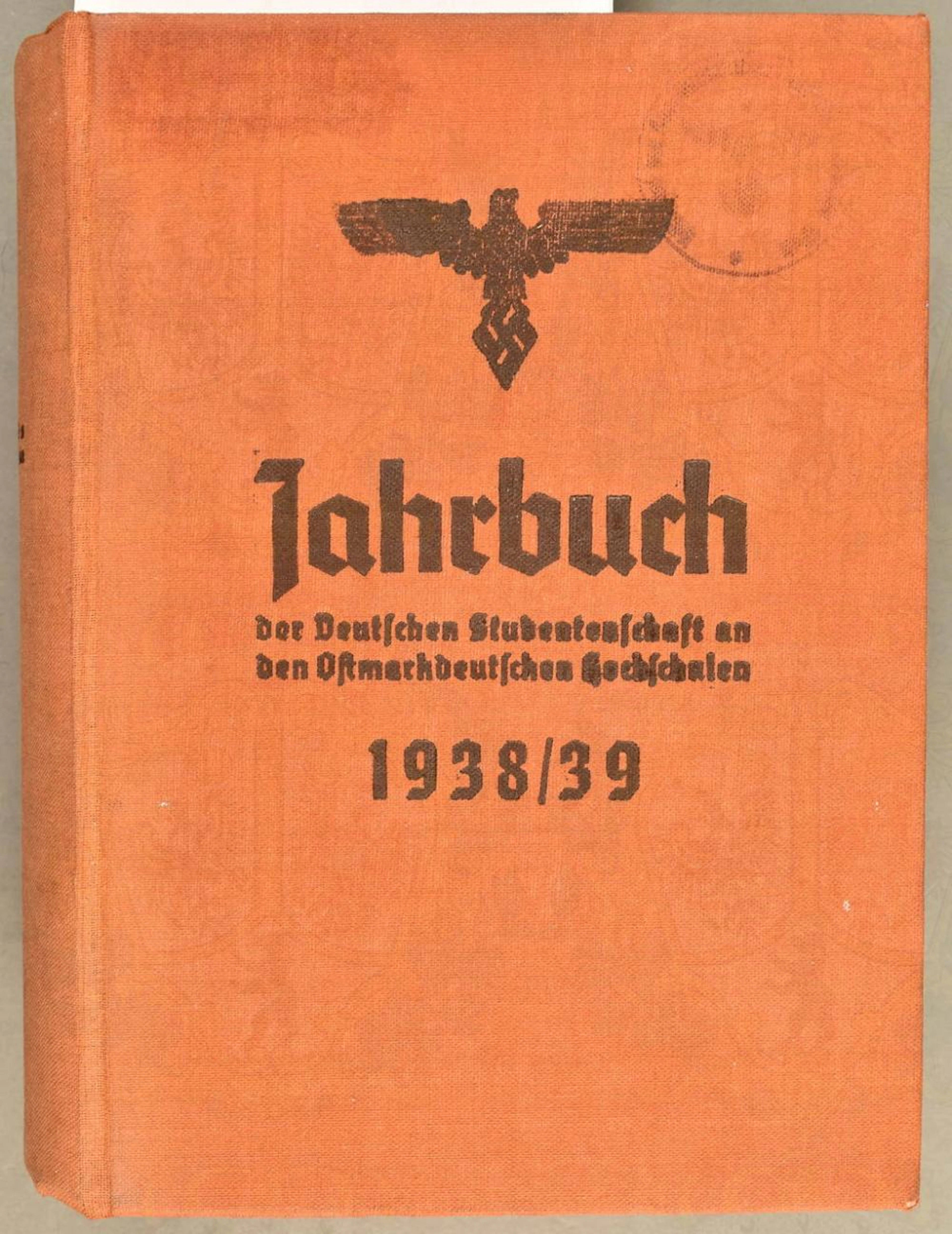 YEARBOOK OF THE GERMAN-AUSTRIAN STUDENTS 1938/1939