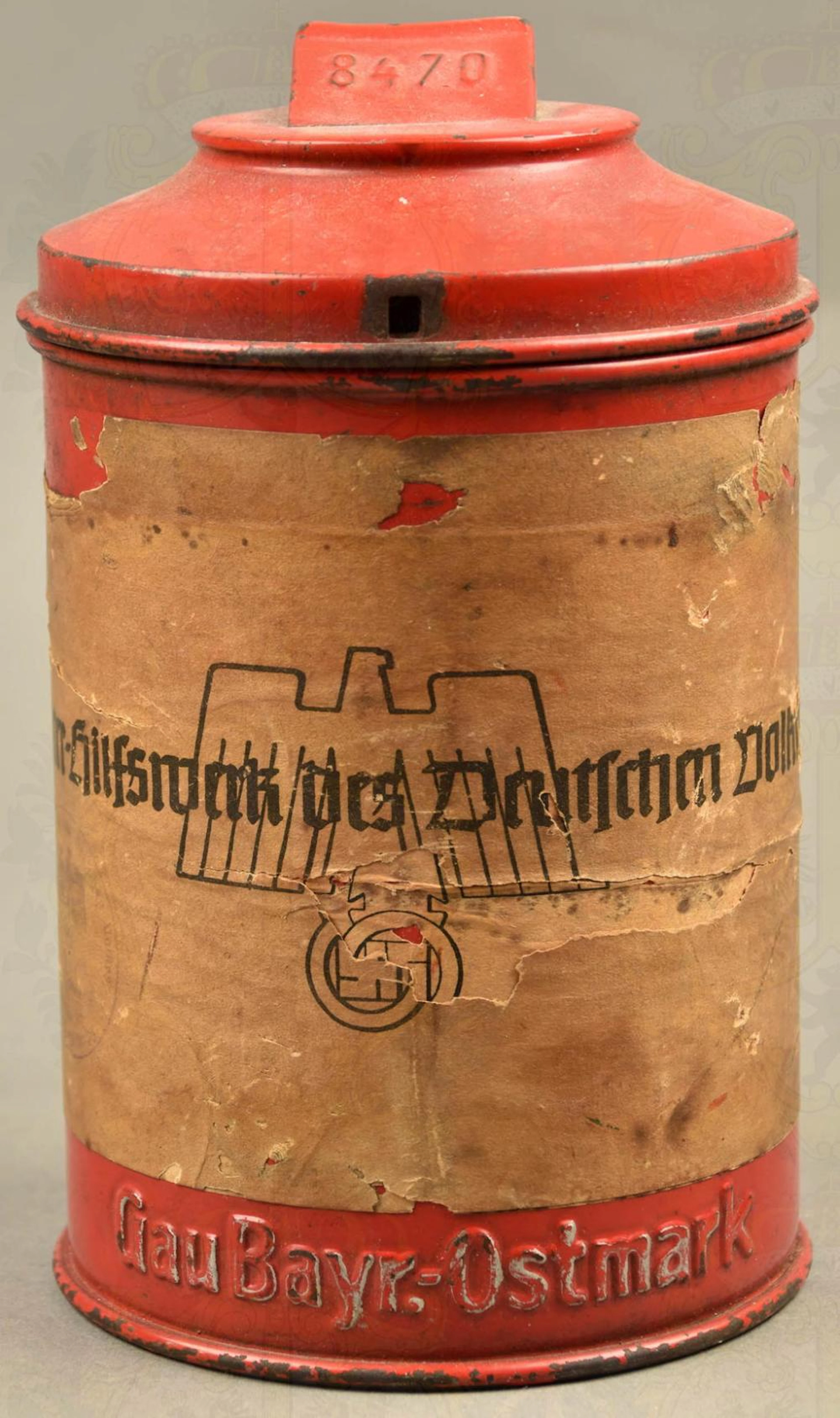 WINTER RELIEF WORK COLLECTING BOX BAVARIAN OSTMARK