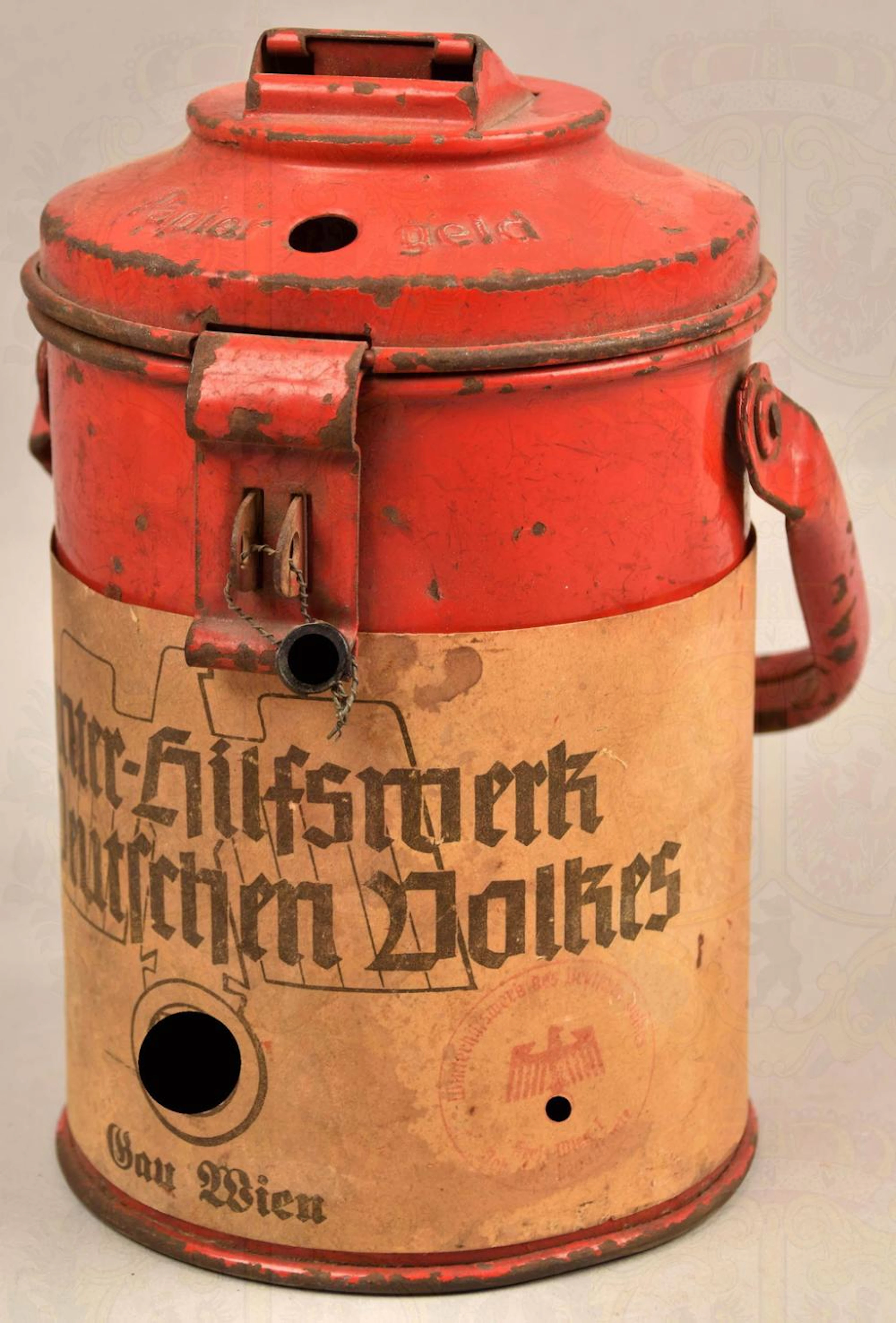 WHW-Sammelbüchse Gau Wien - Winter Relief collecting box district of Vienna
