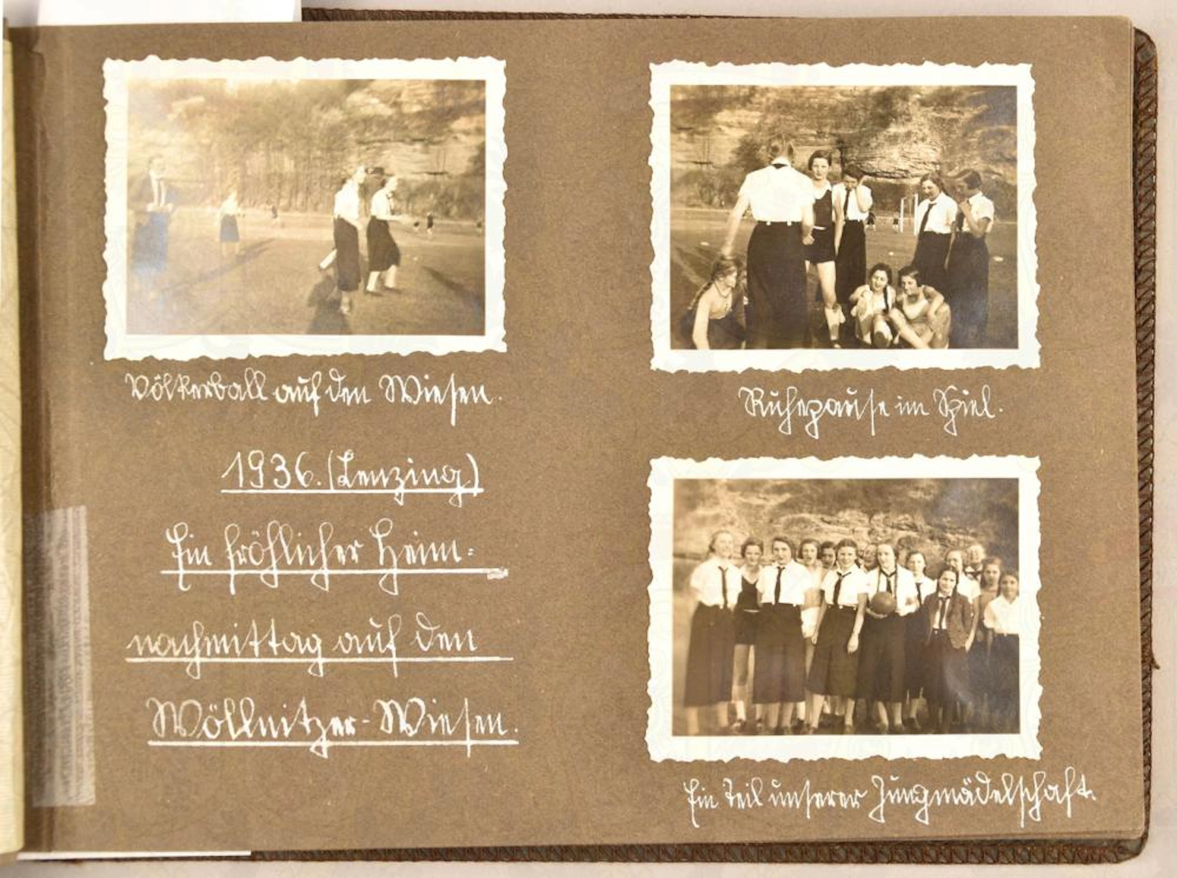 Fotoalbum einer Jungmädel-Sportwartin 1933-1937 - Photo...