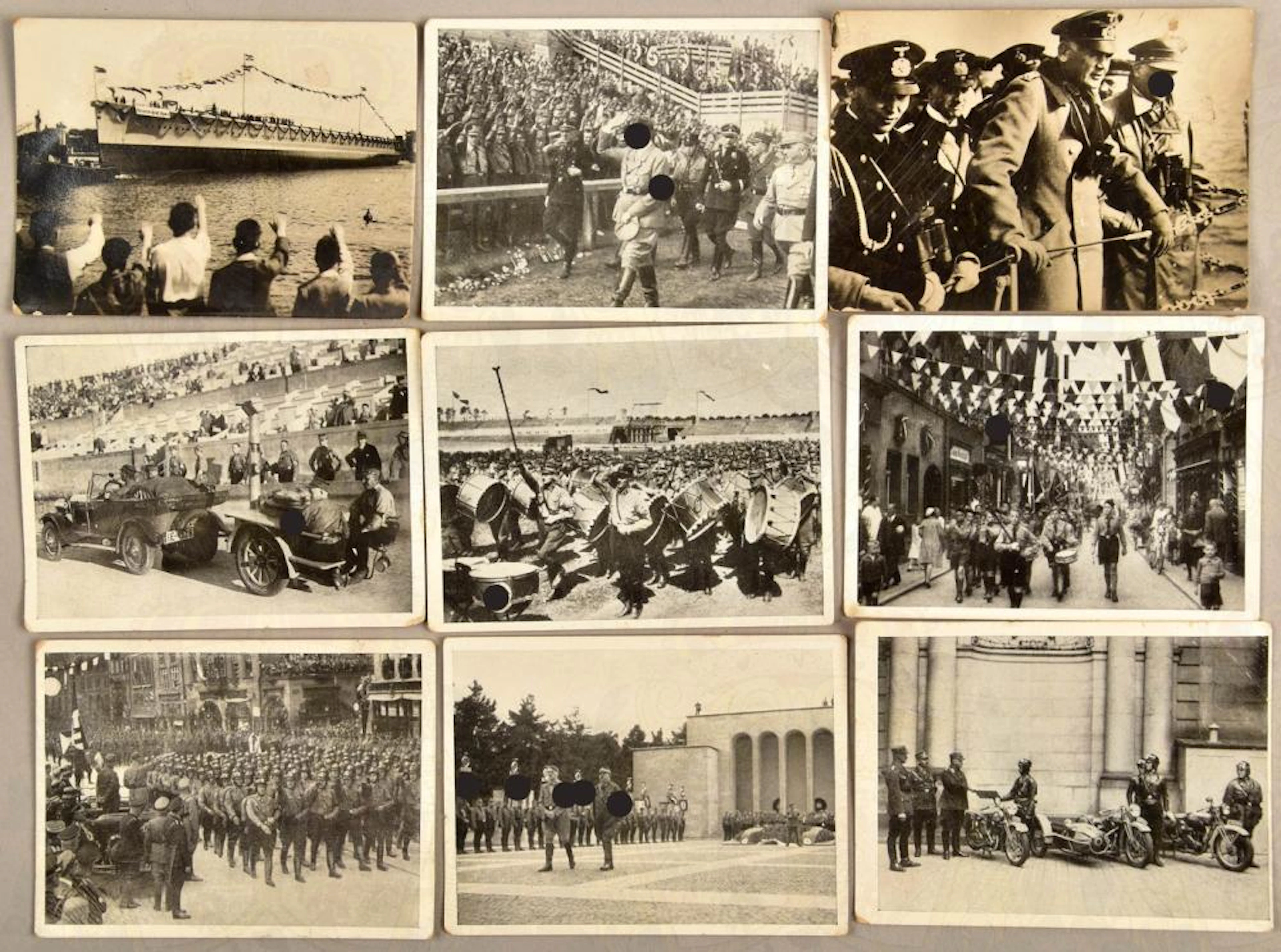 94 EINZELBILDER DRITTES REICH 1933-1934 94 RARE SCRAPBOOK...