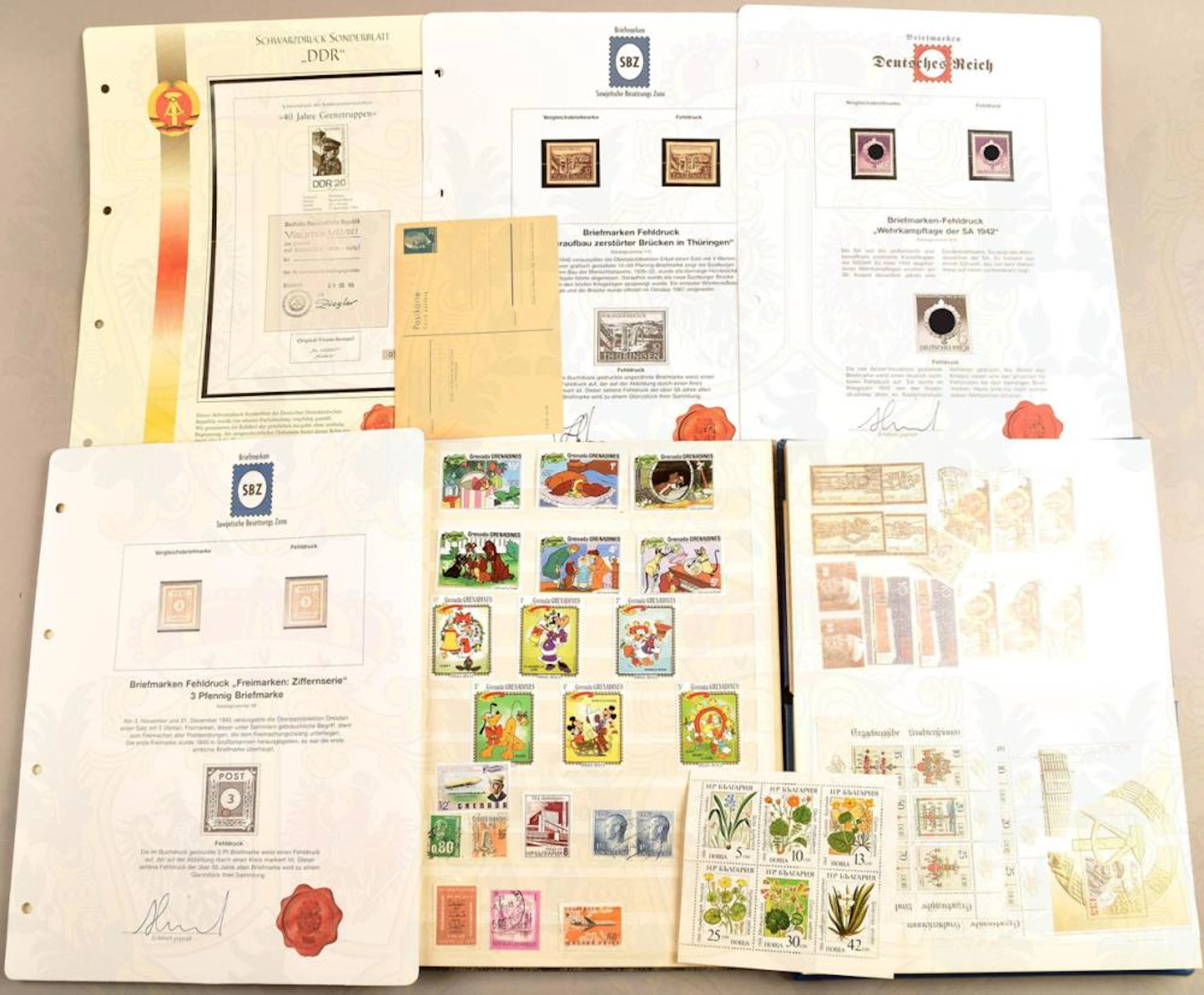 1420 BRIEFMARKEN DEUTSCHLAND 1946 - 1993