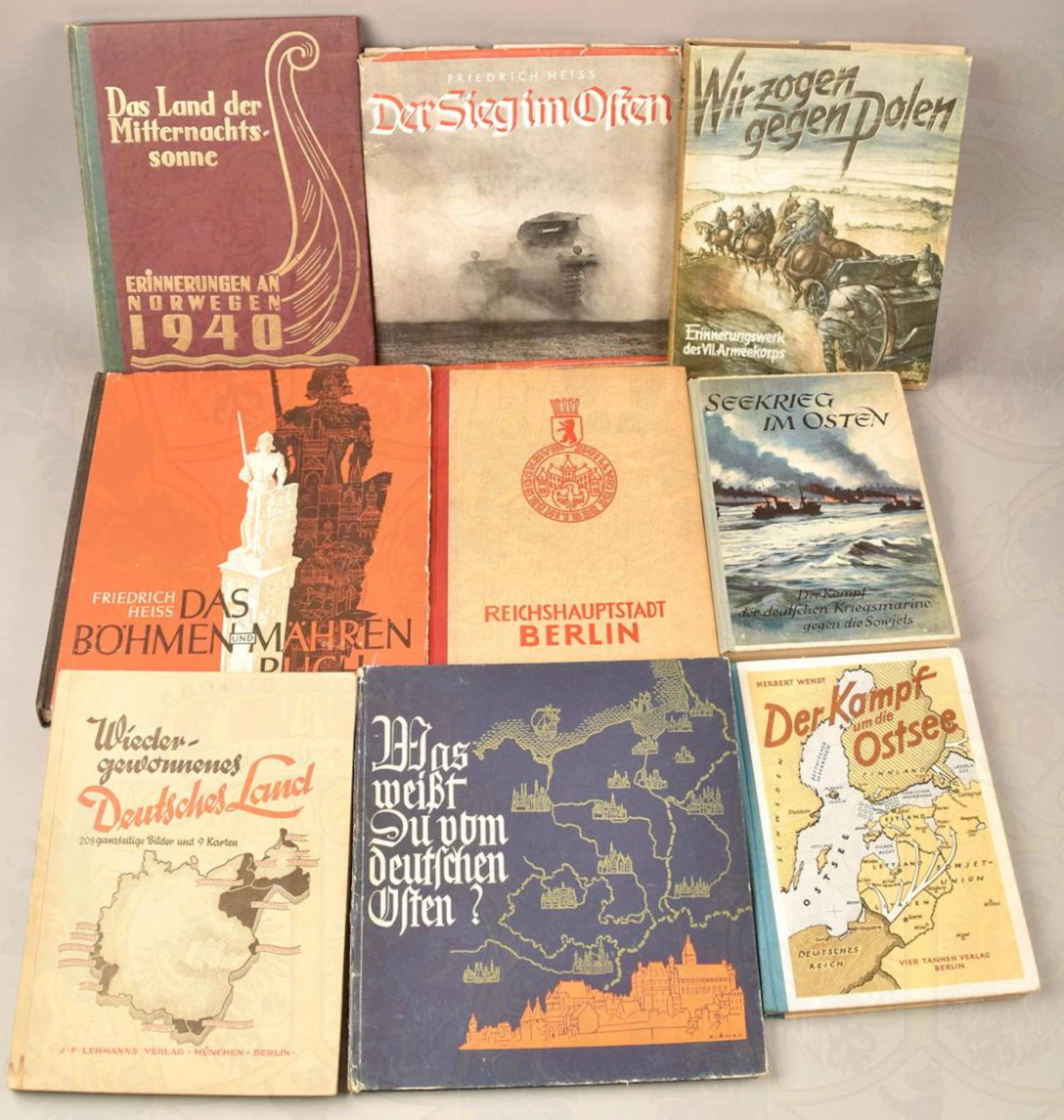 Lot 40 Titel Kriegsgeschehen und Drittes Reich 40 books...