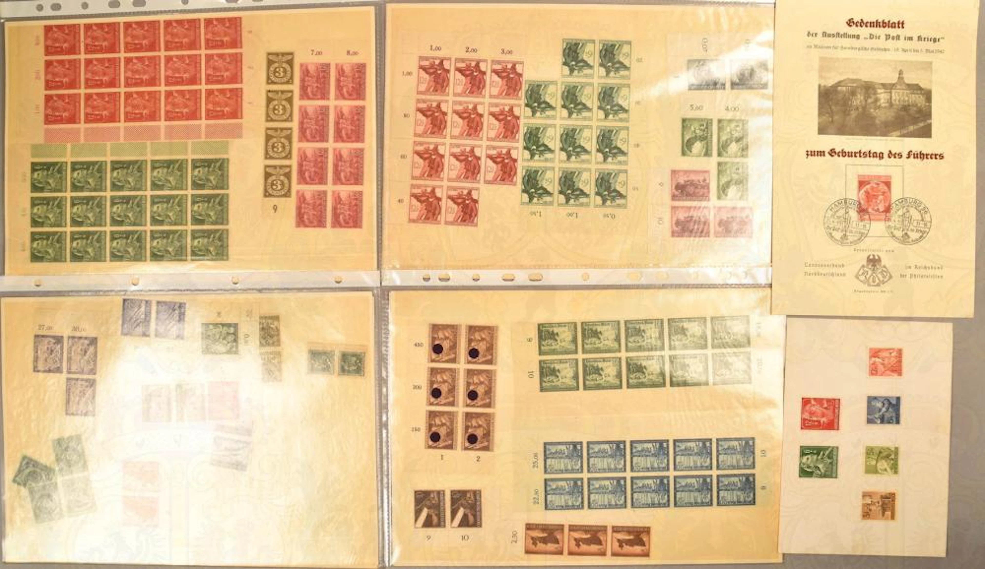 Sammlung Briefmarken Bogenstücke mit Rand Collection of...