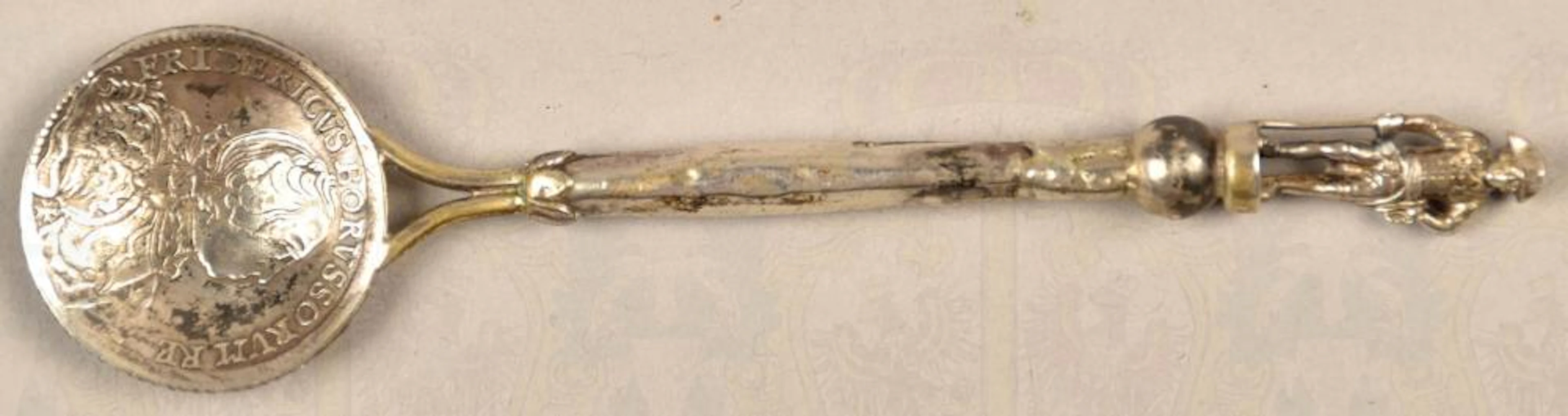 Kleiner Silberlöffel König Friedrich II
