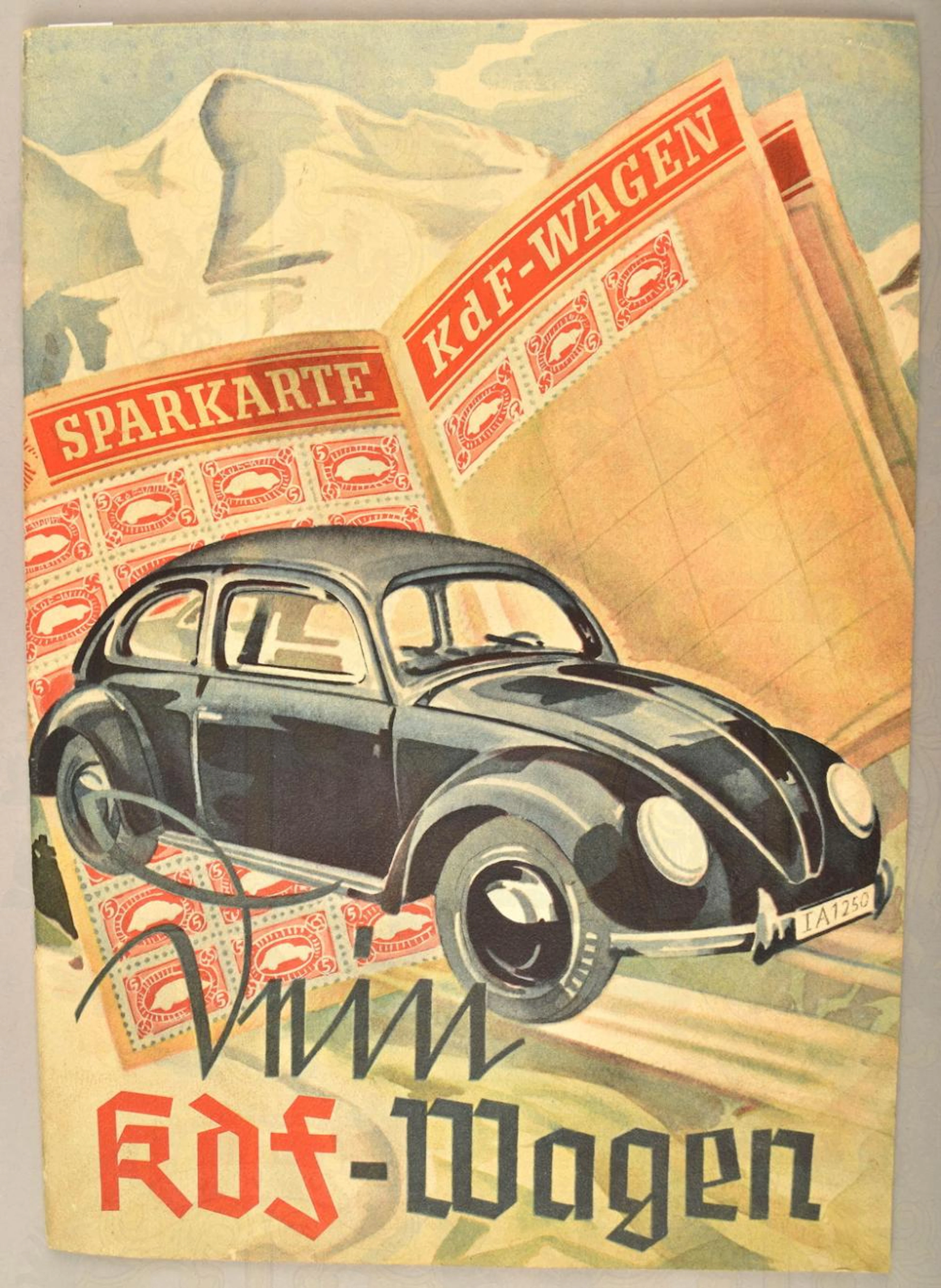 Broschüre "Dein KdF-Wagen" Technical brochure KdF automobile/Volkswagen 1938
