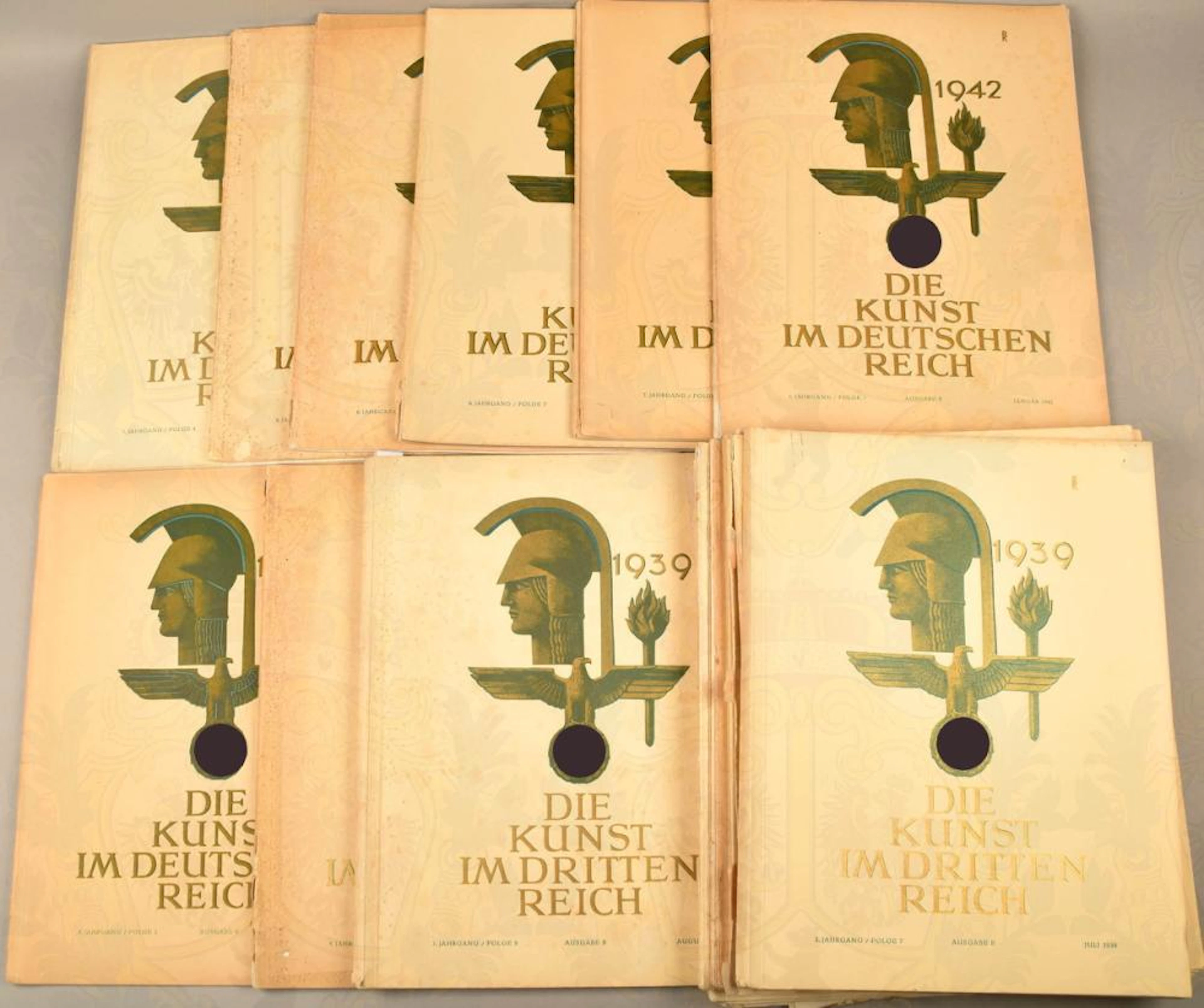 Kunst im Dritten/Deutschen Reich 1938-1941 20 issues Art...