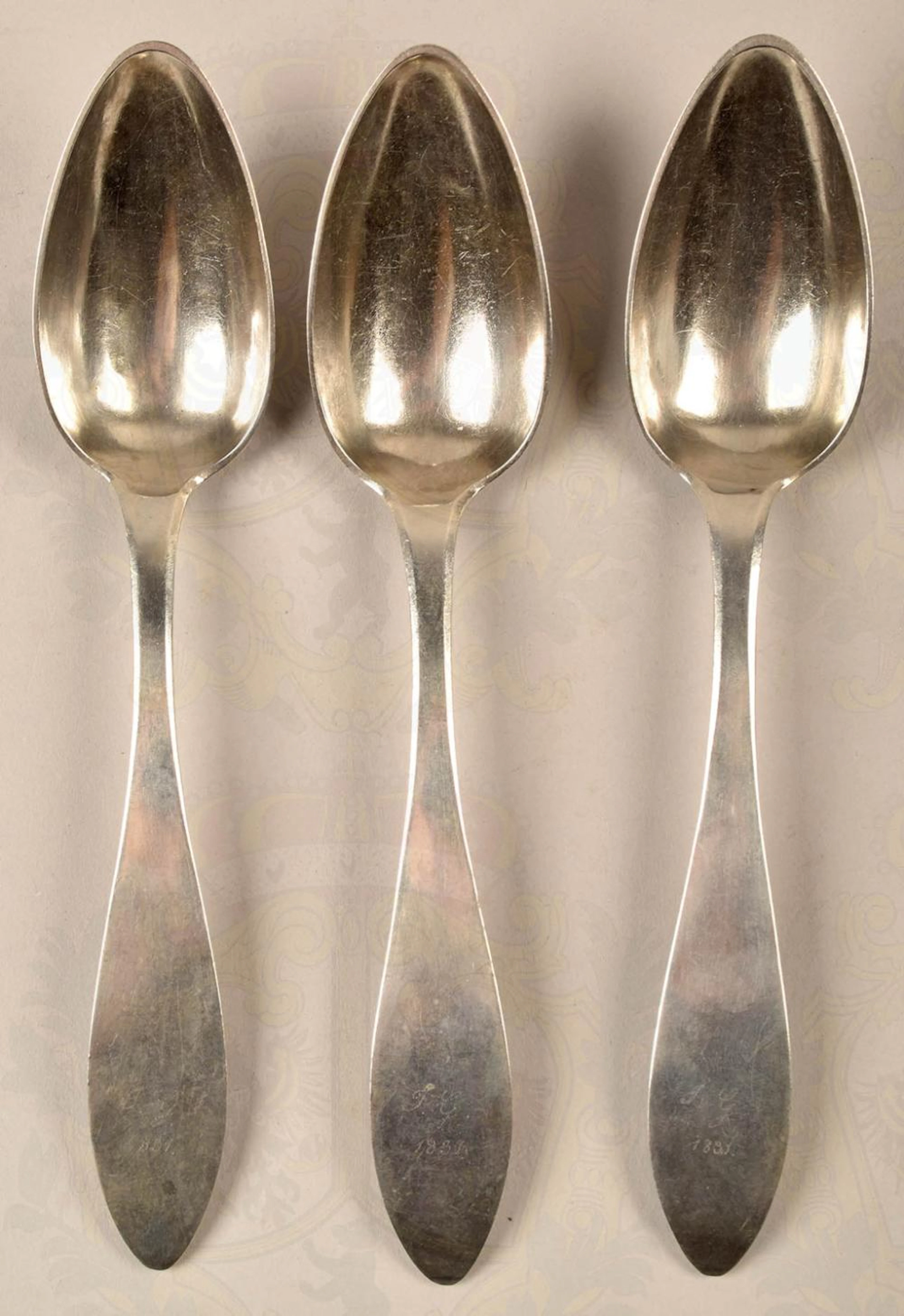 3 Silberlöffel Danzig 3 Danzig silver spoons