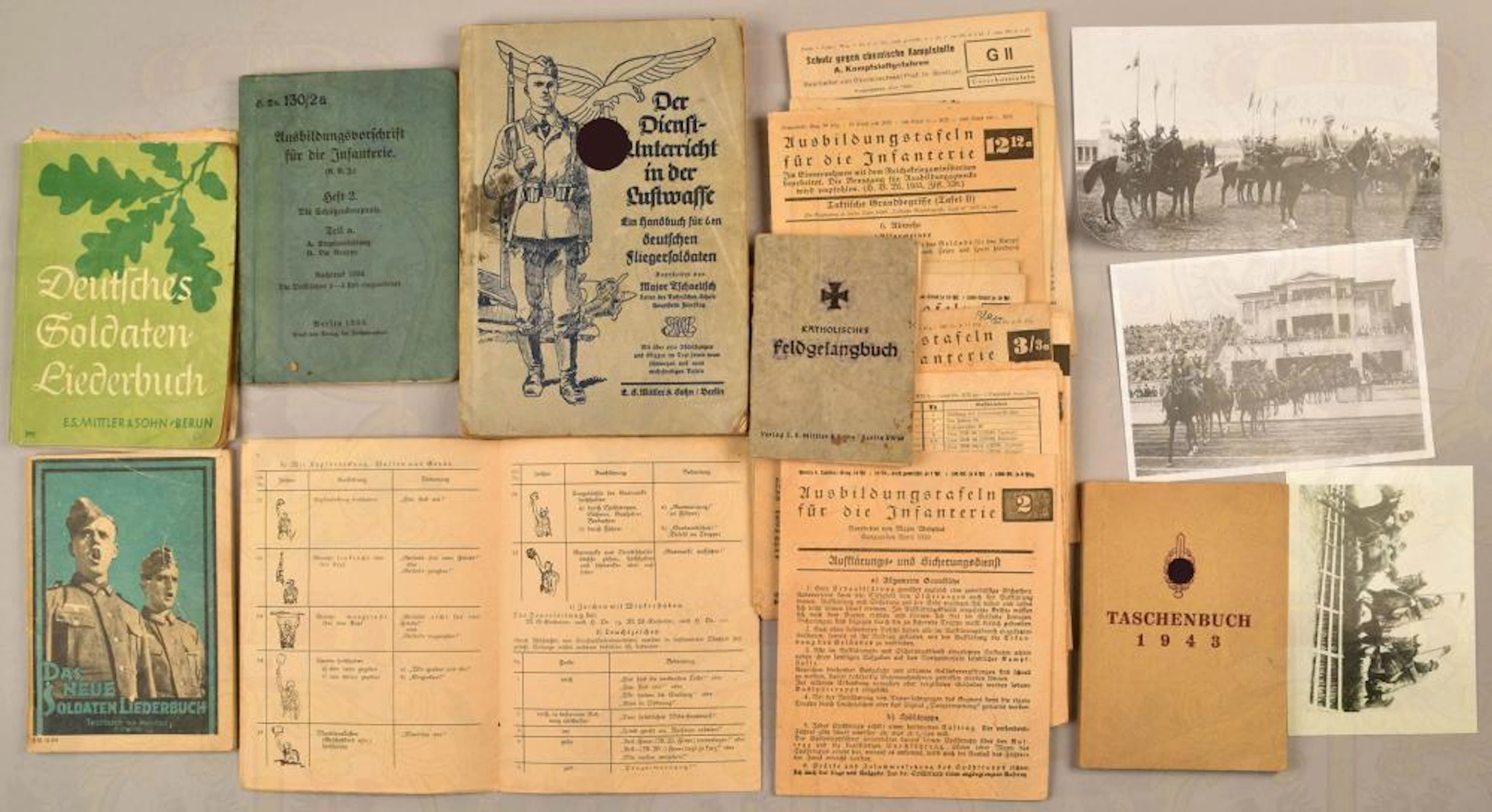 17 Dienstvorschriften/Ausbildungstafel