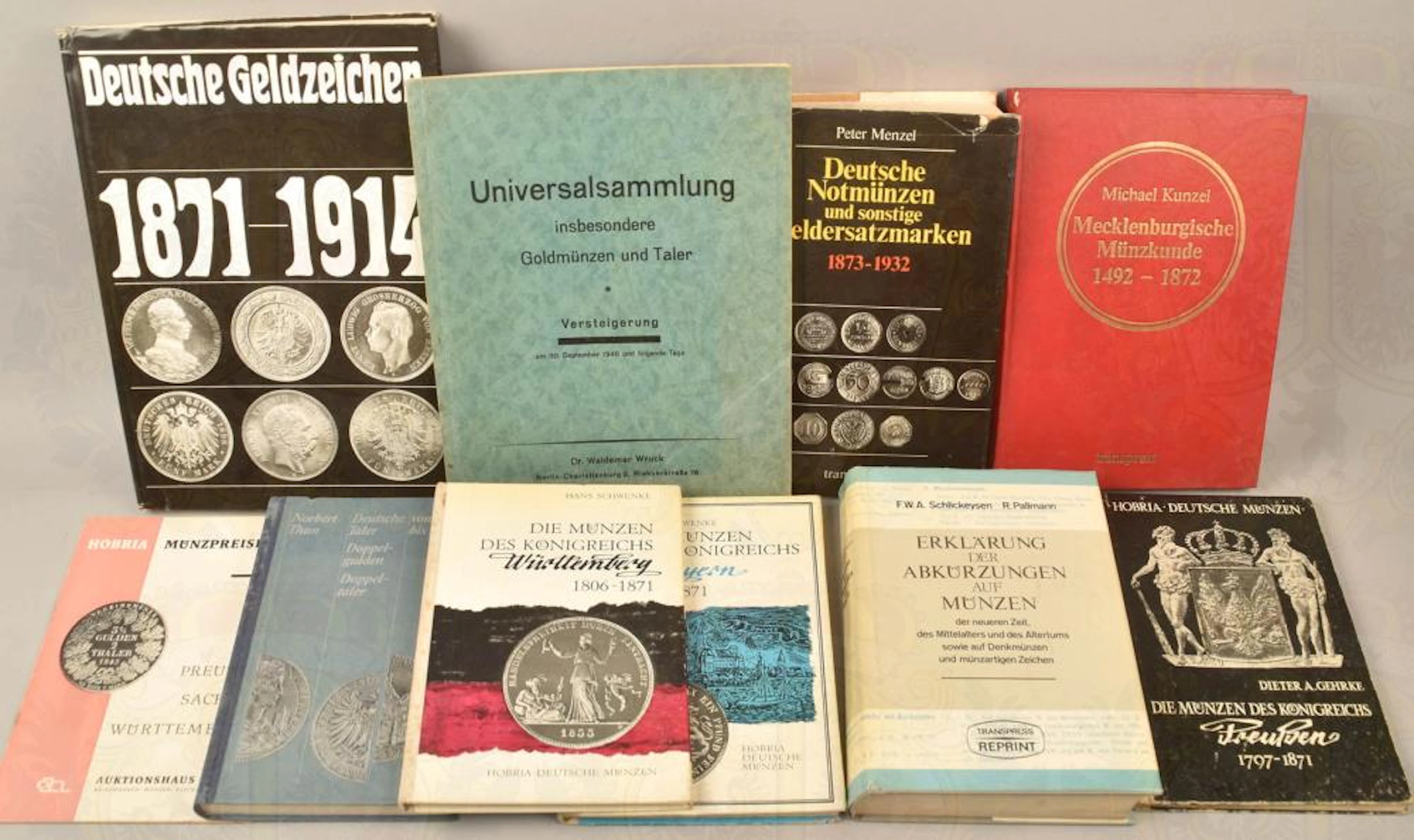 9 Titel Münzen Deutschland