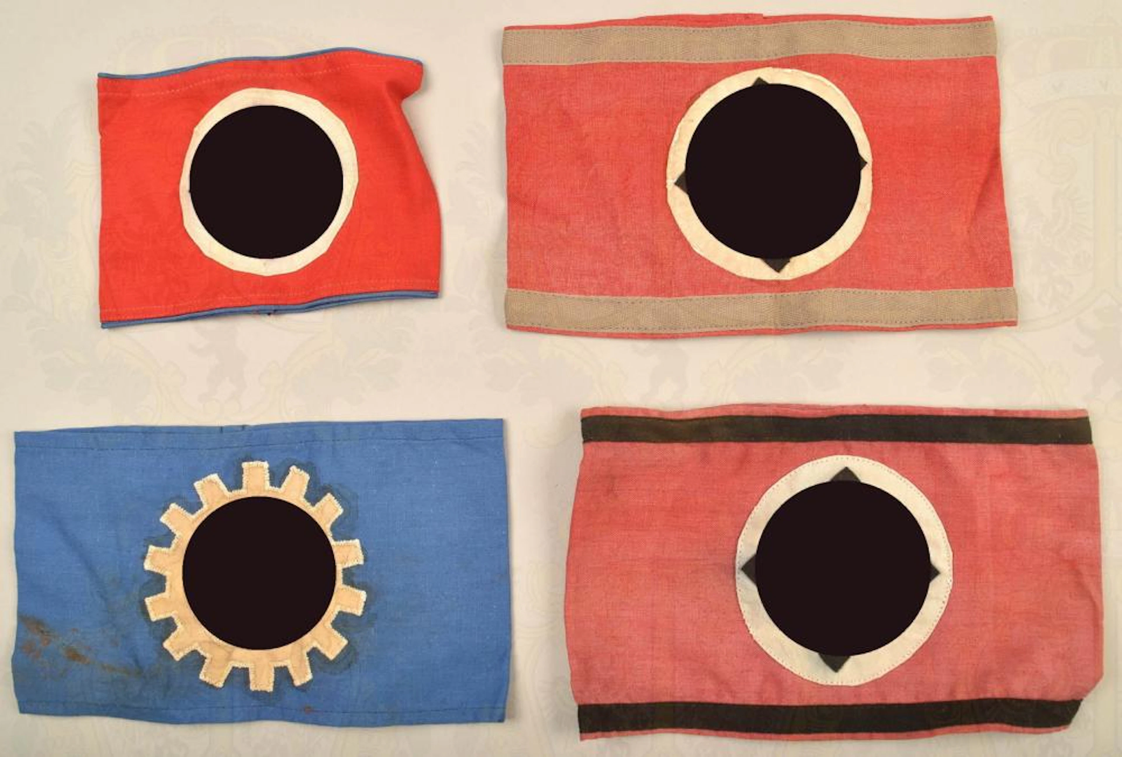 4 Armbinden NSDAP und DAF