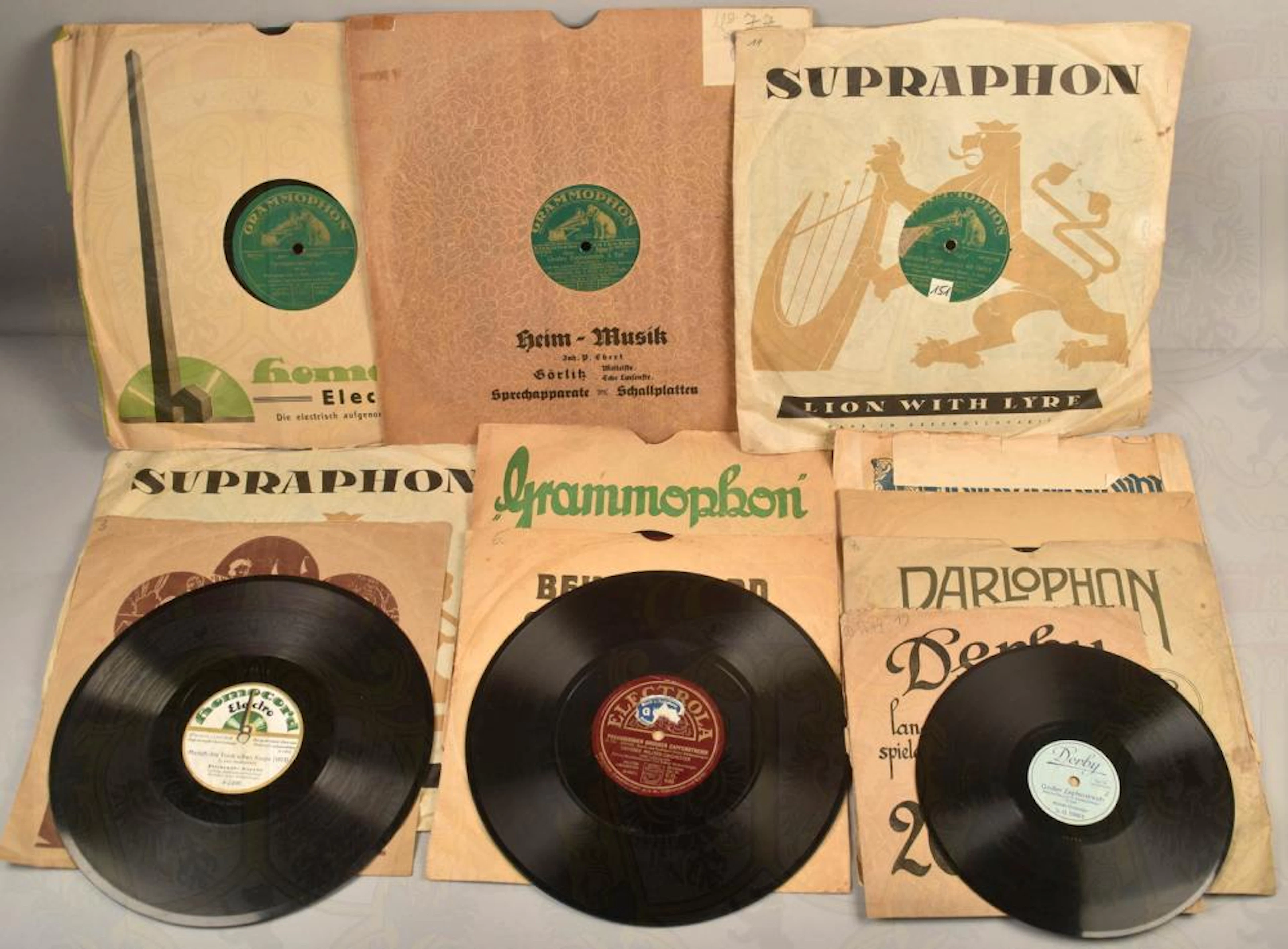 11 Schellackplatten Märsche