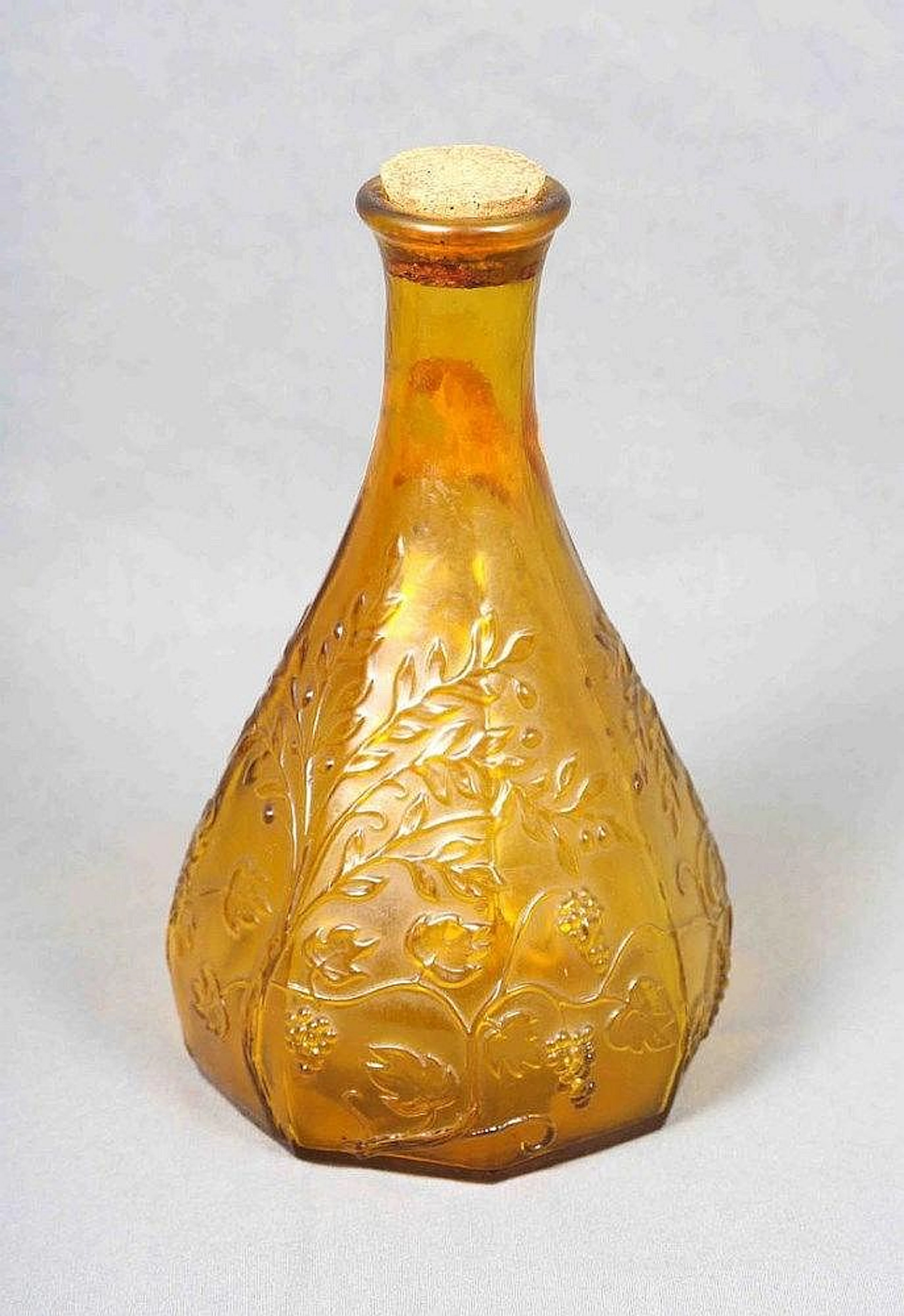 A CUT GLASS DECANTER