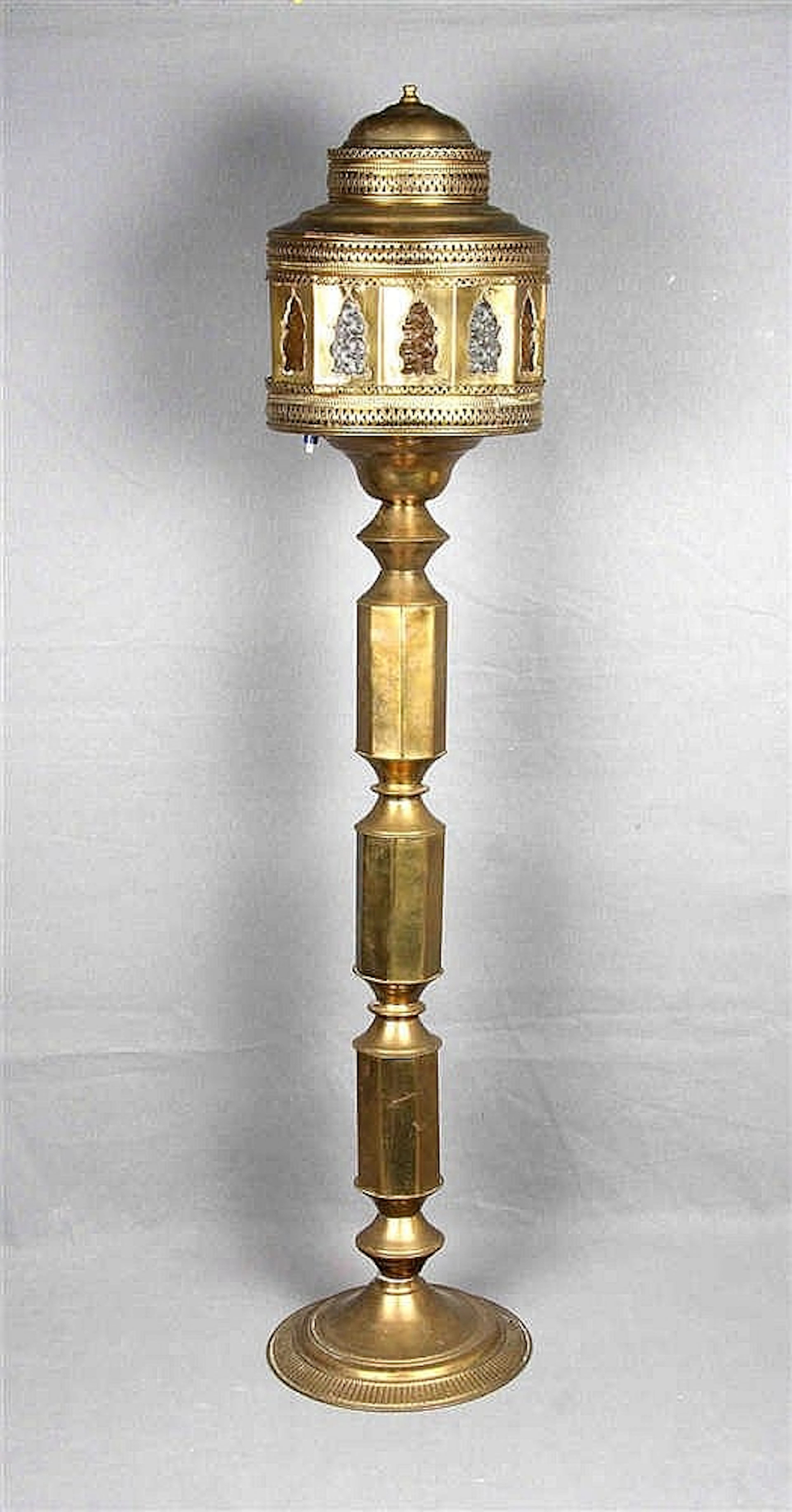 A MOROCCAN FLOOR LAMP