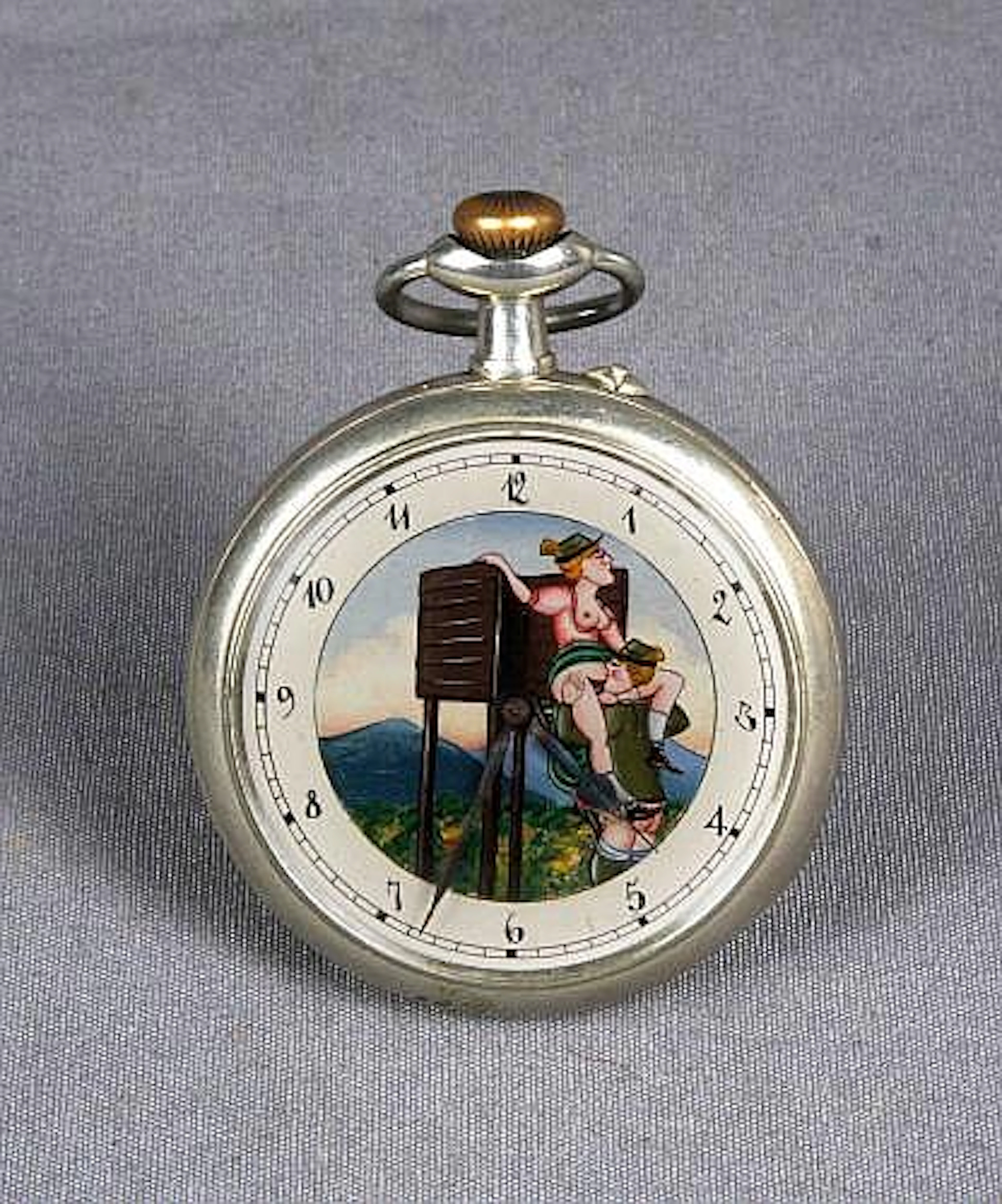 Reloj de bolsillo autómata, de la marca REMONTOIR-ANCRÉ en p