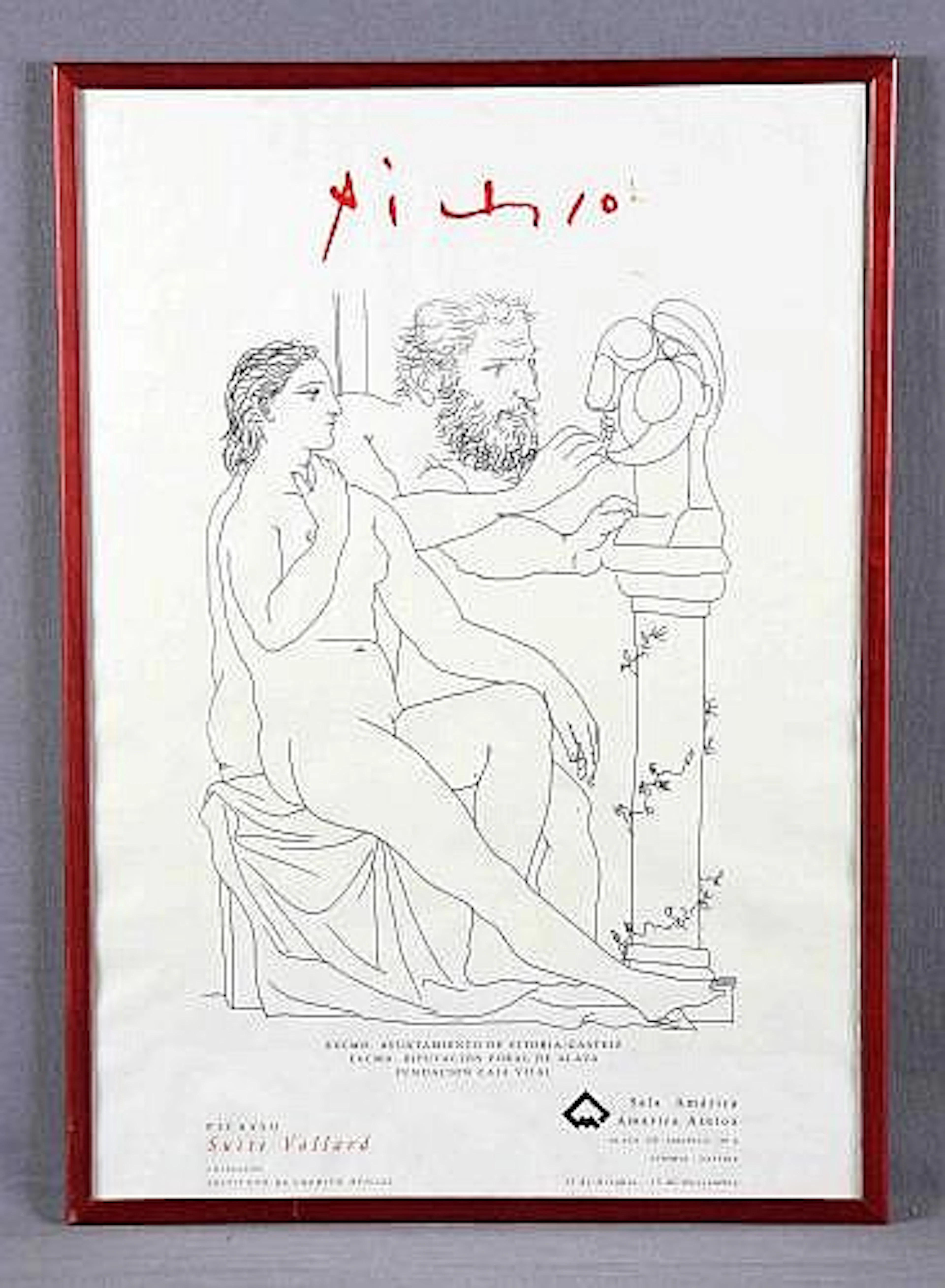 PICASSO, PABLO (AFTER). "Suite Vollard”. Cartel original de