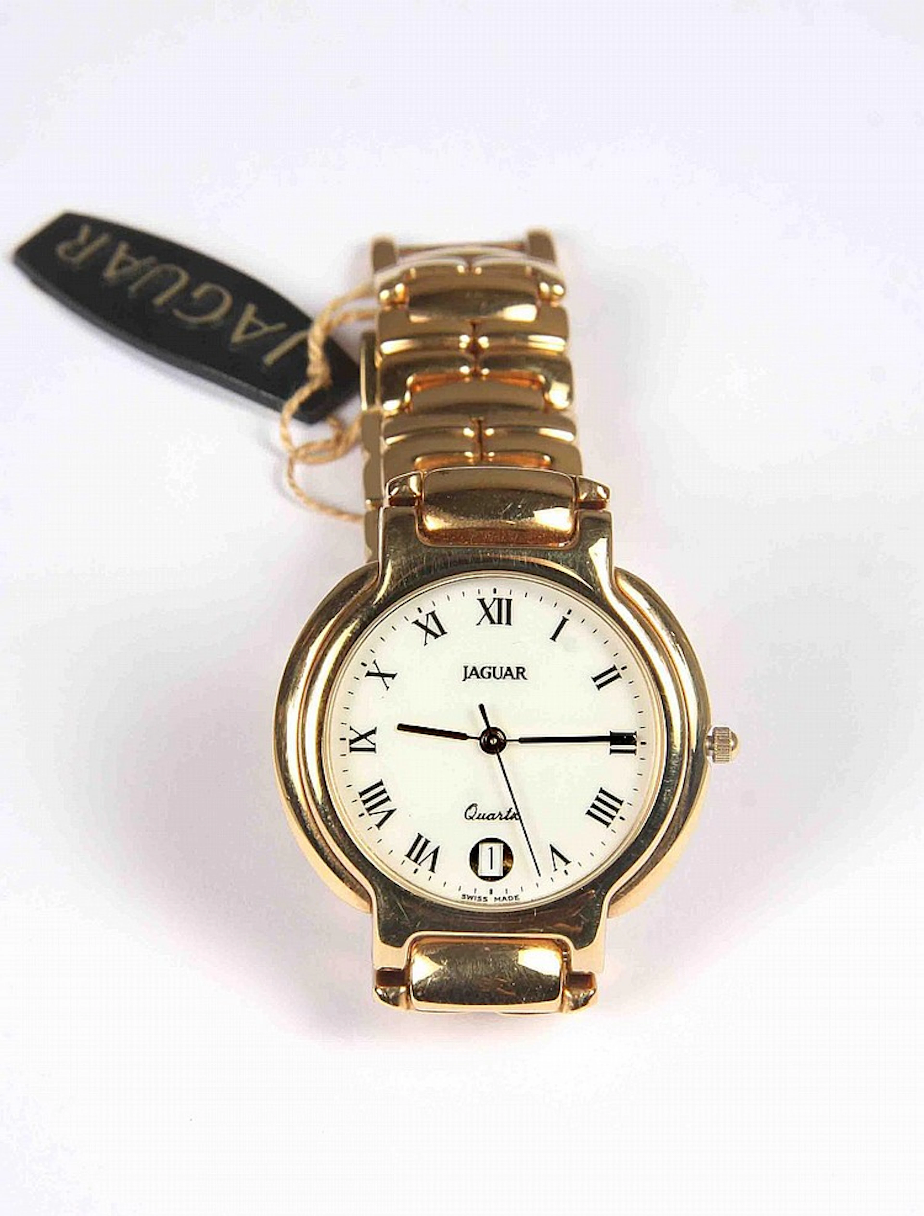 Reloj de pulsera para caballero, de la marca JAGUAR, chapado