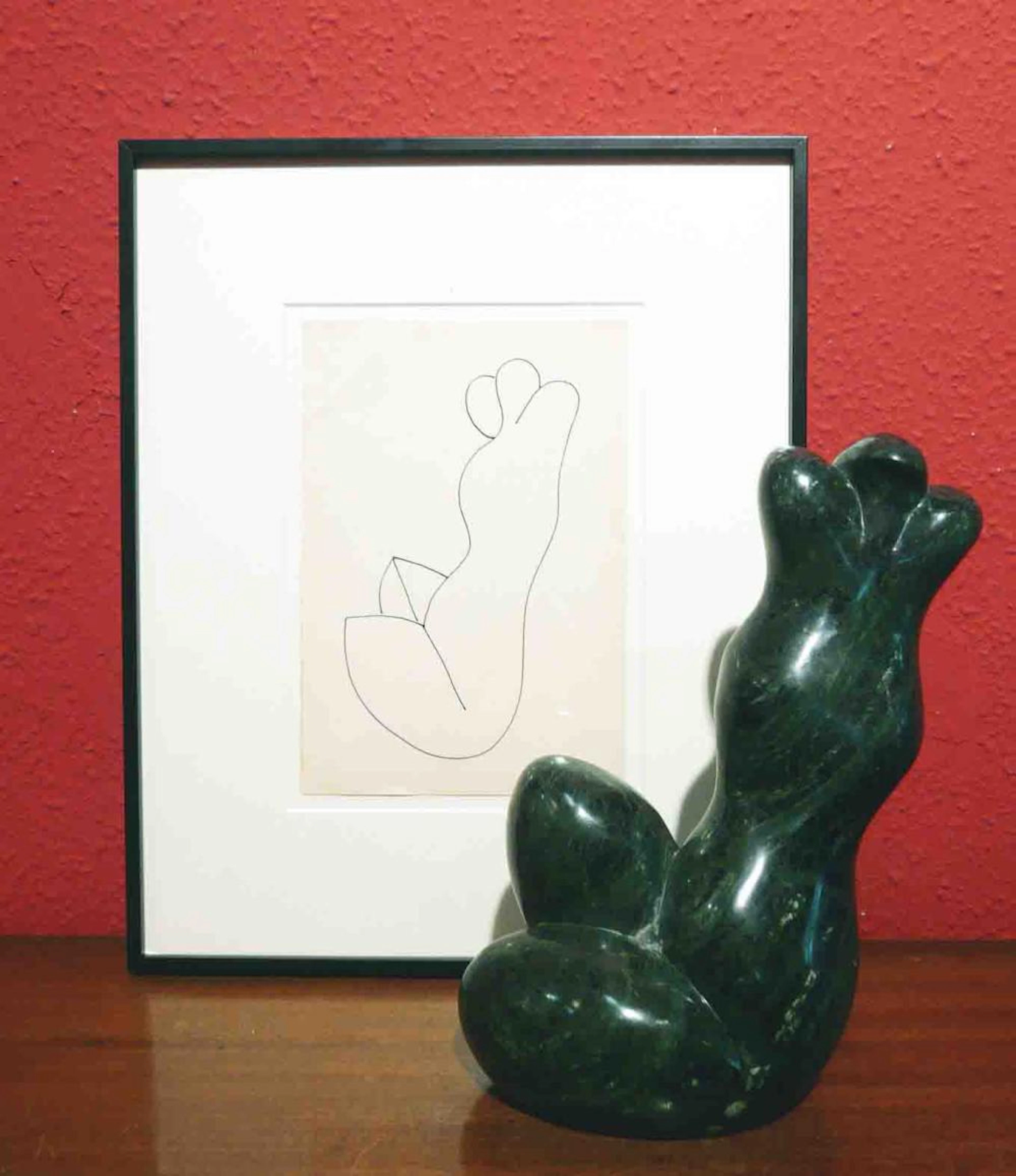 LOBO, BALTASAR (1910-1993). "Desnudo abstracto". Escultura t