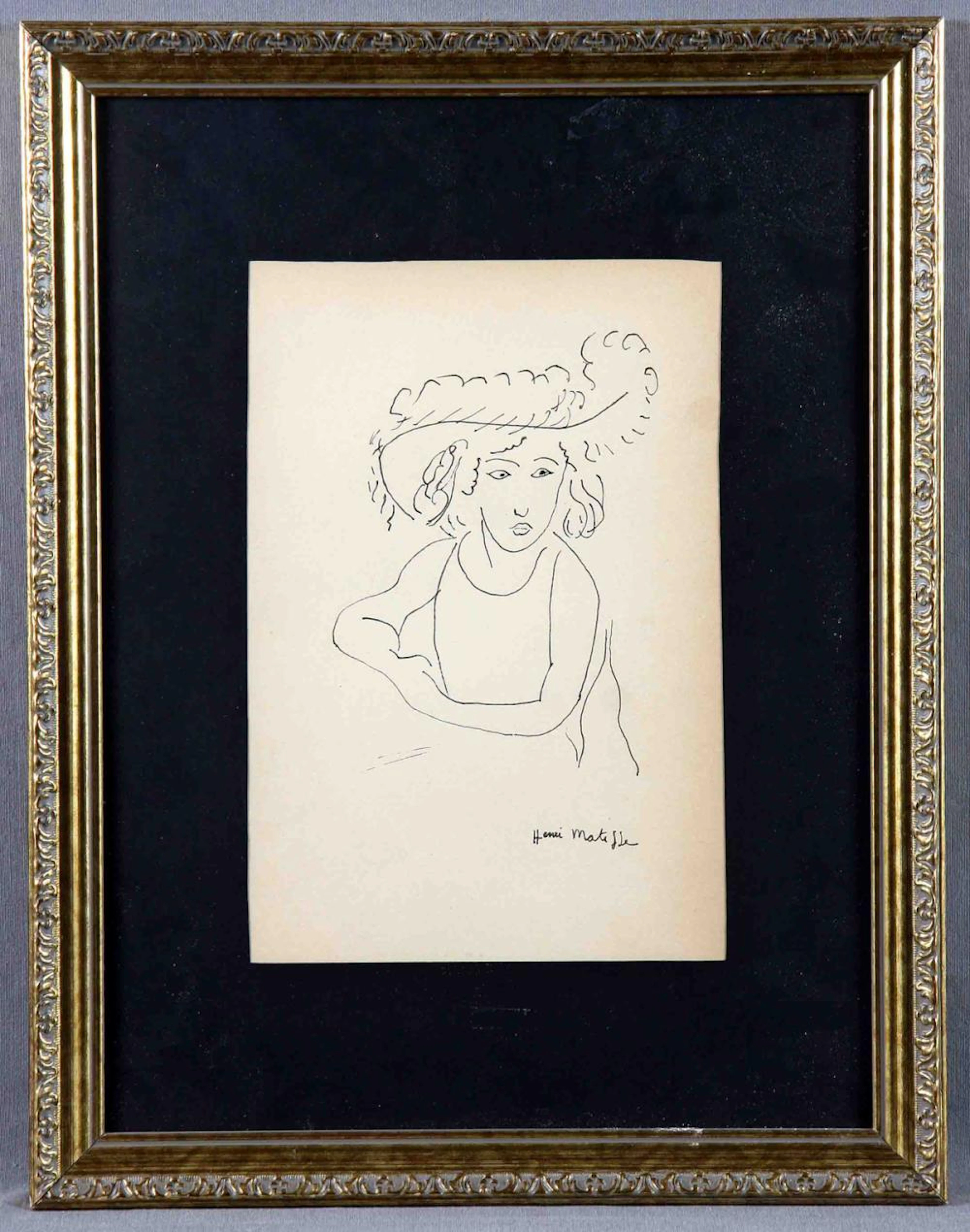 MARISSE, HENRI (1869-1954). ATRIBUIDO Femme au cha