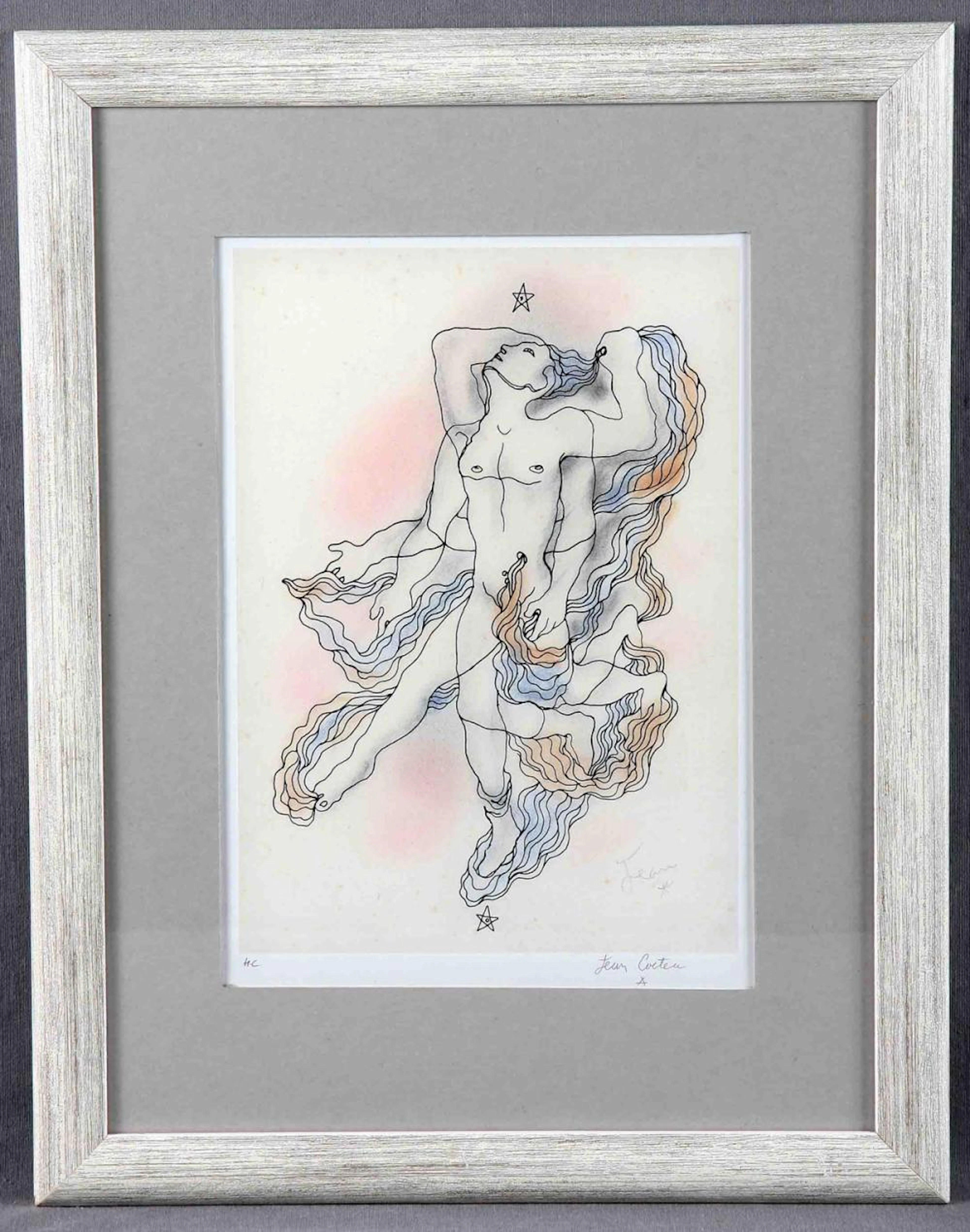 COCTEAU, JEAN (1889-1963 Frotispice. Litografía, c