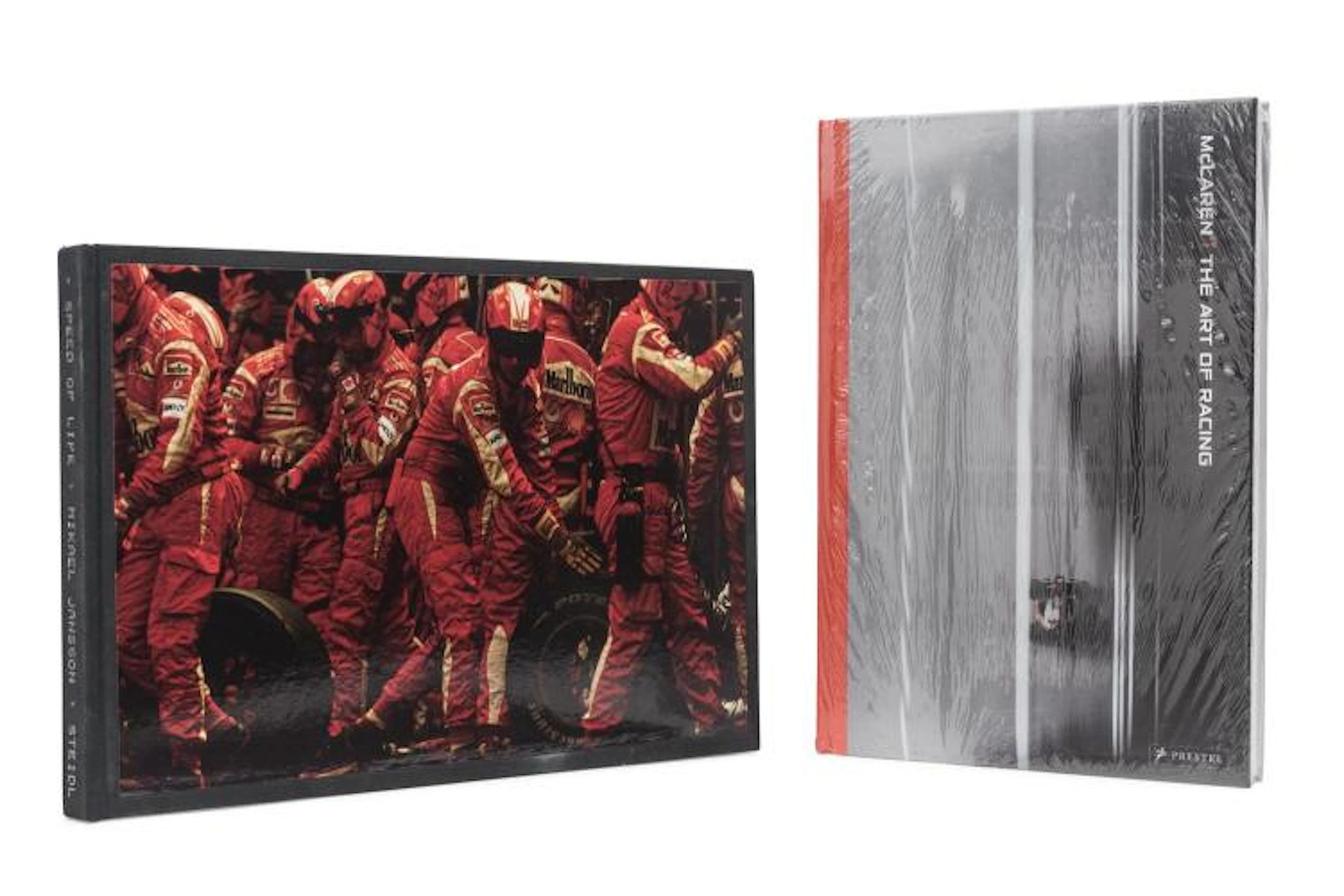GRAND PRIX PHOTOGRAPHY: Two large format hardcover books...