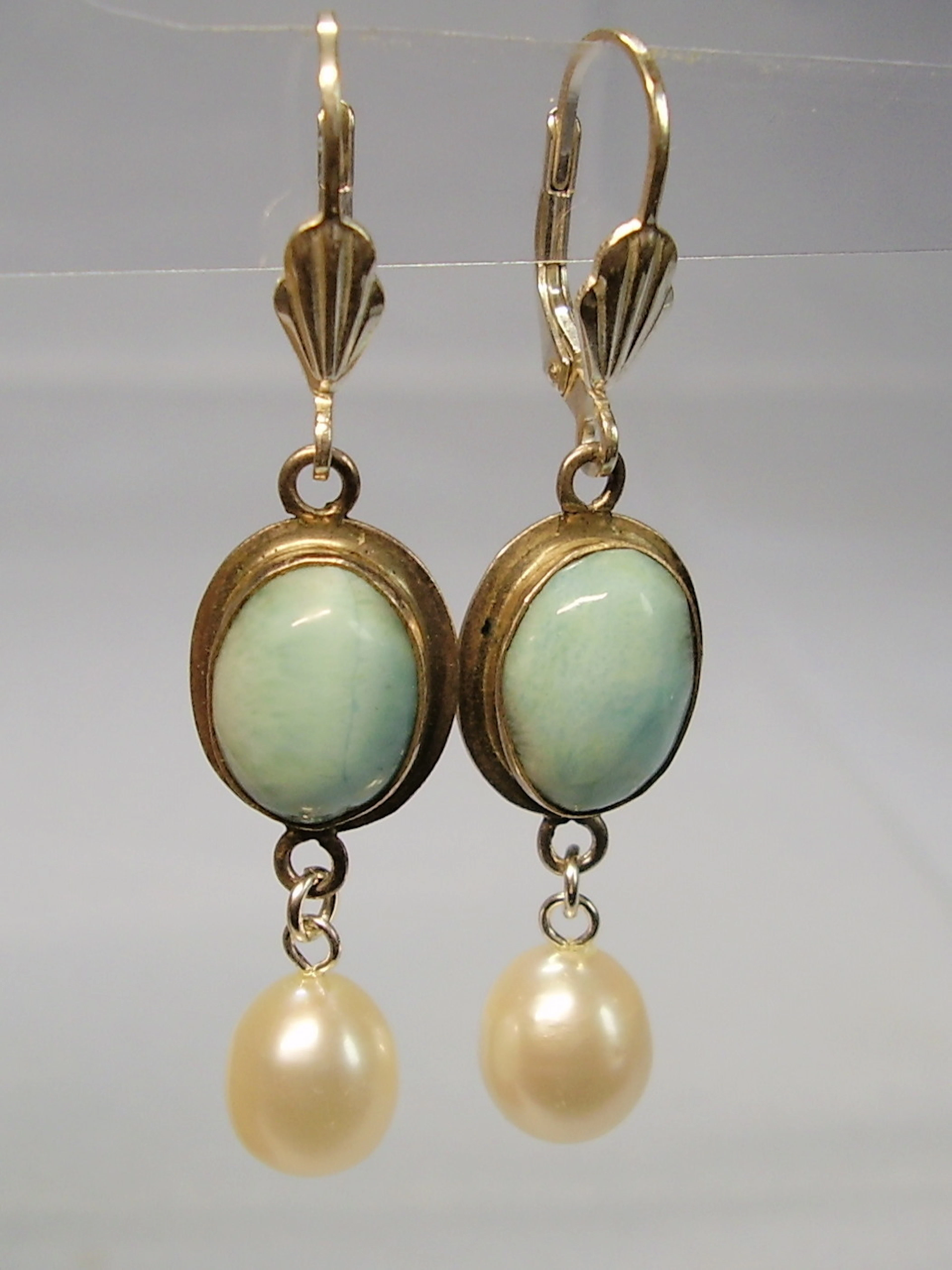 LARIMAR OHRRINGE SILBER.