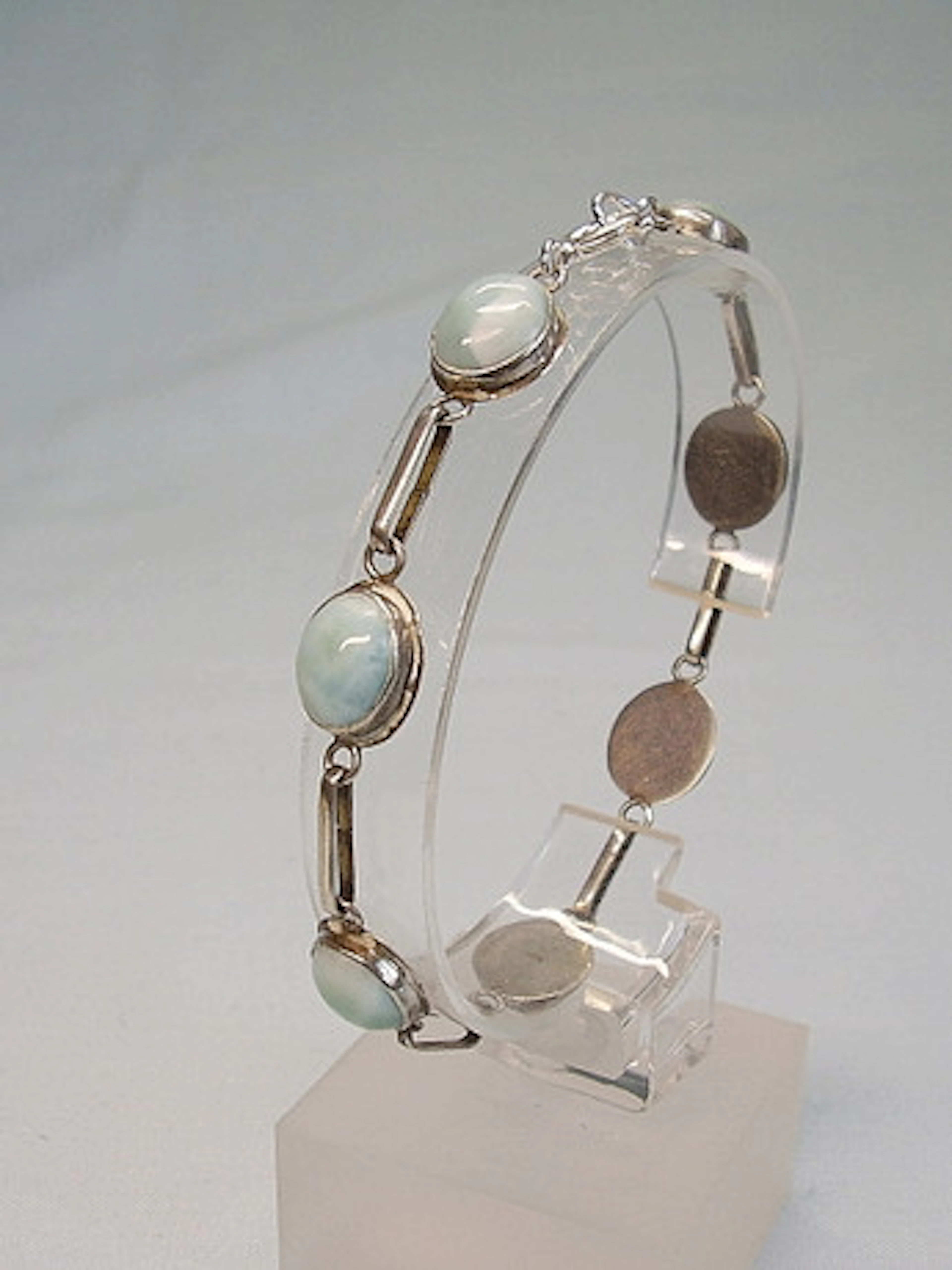 LARIMAR ARMBAND SILVER 925.