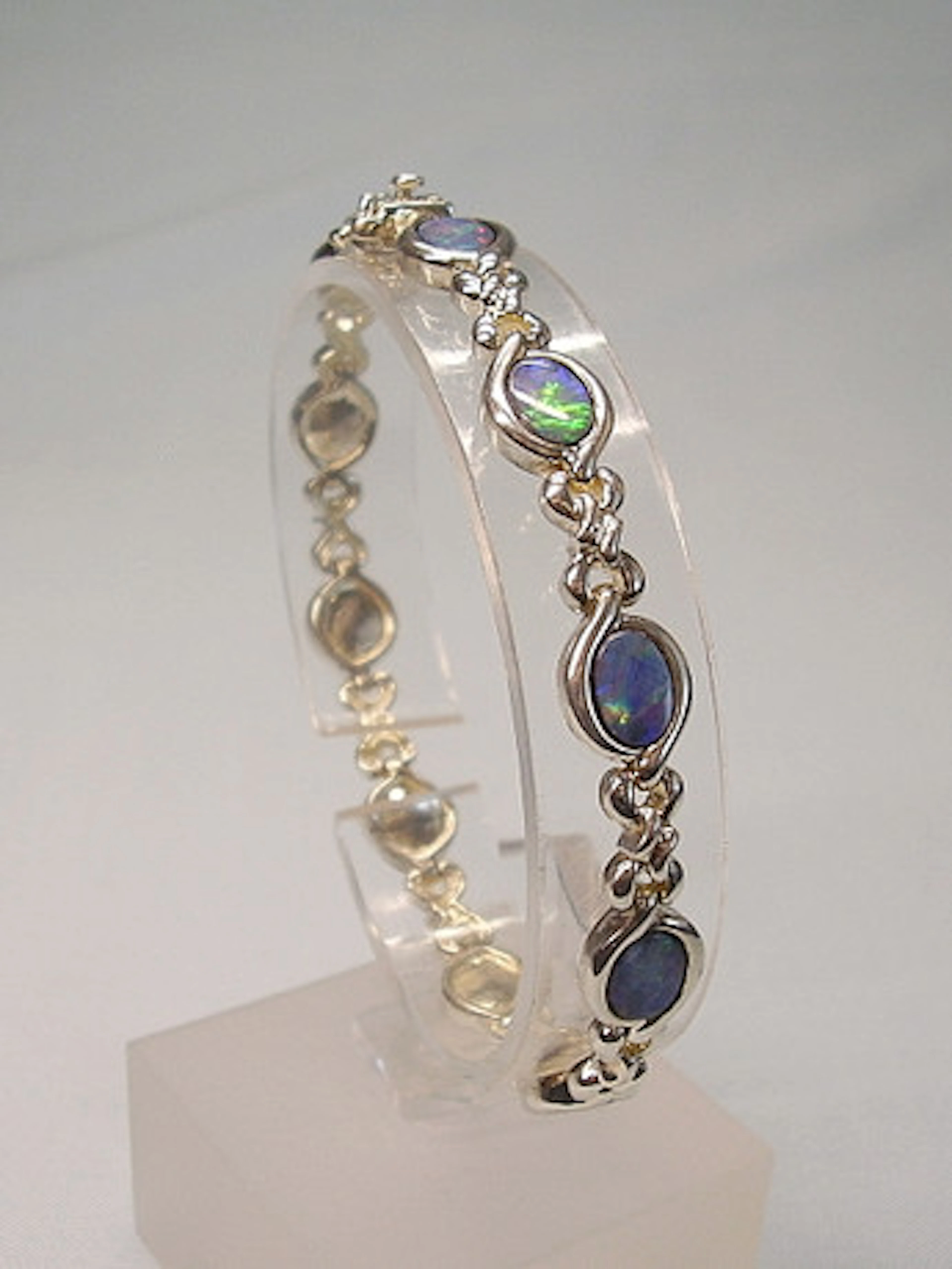 OPAL ARMBAND SILVER 925.