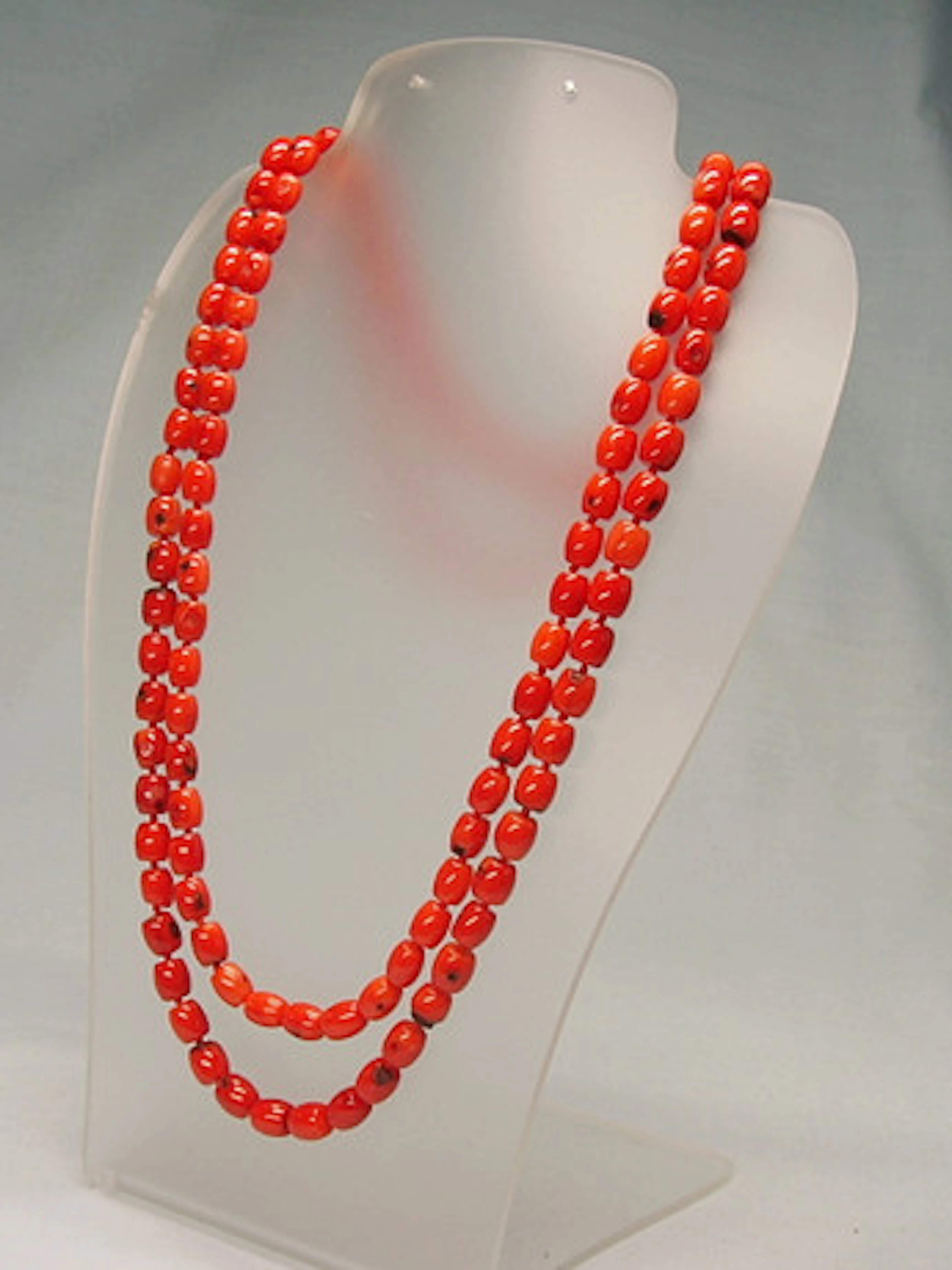 KORALL HALSBAND 120 CM!!