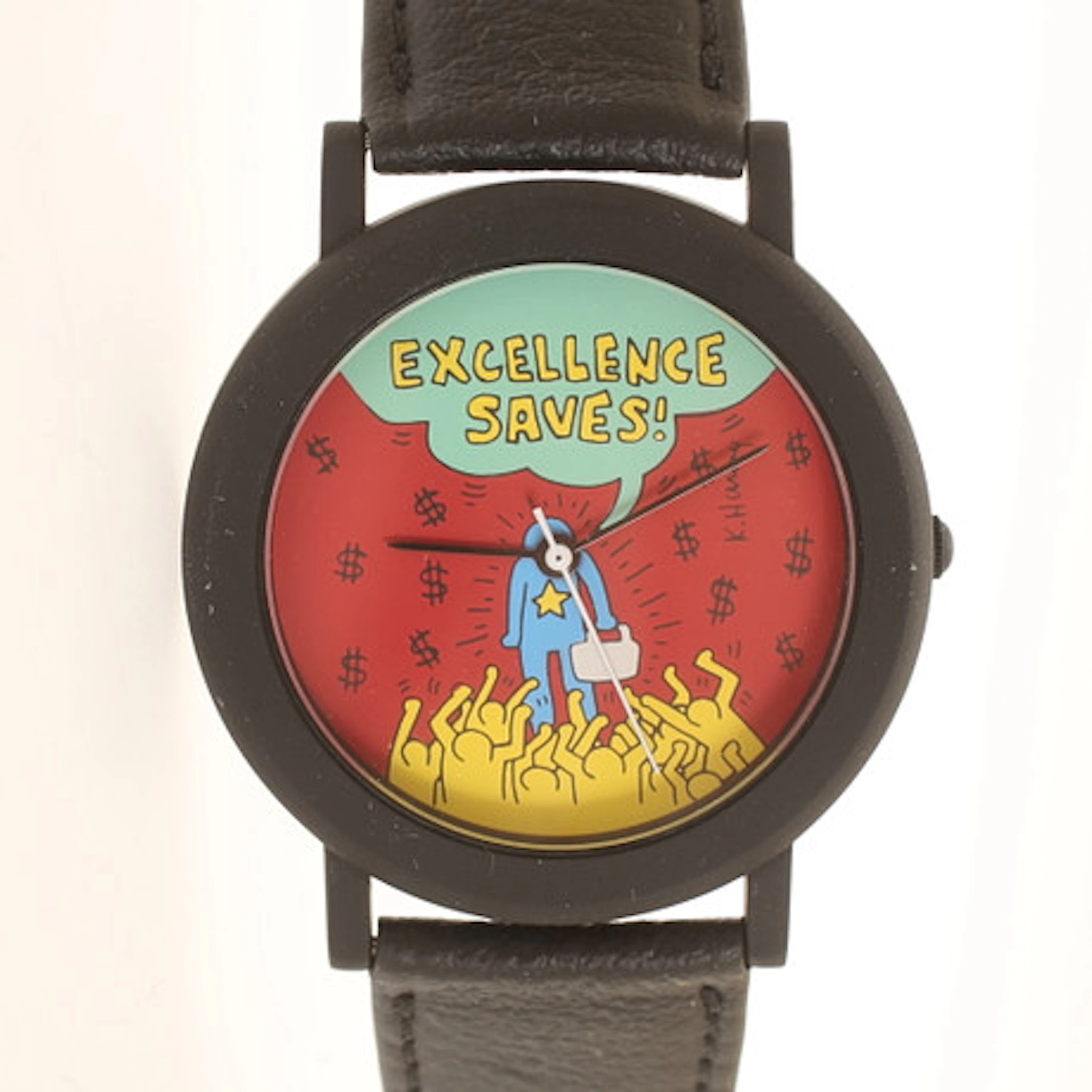 ARMBANDSUR, motiv efter Keith Haring, limi…