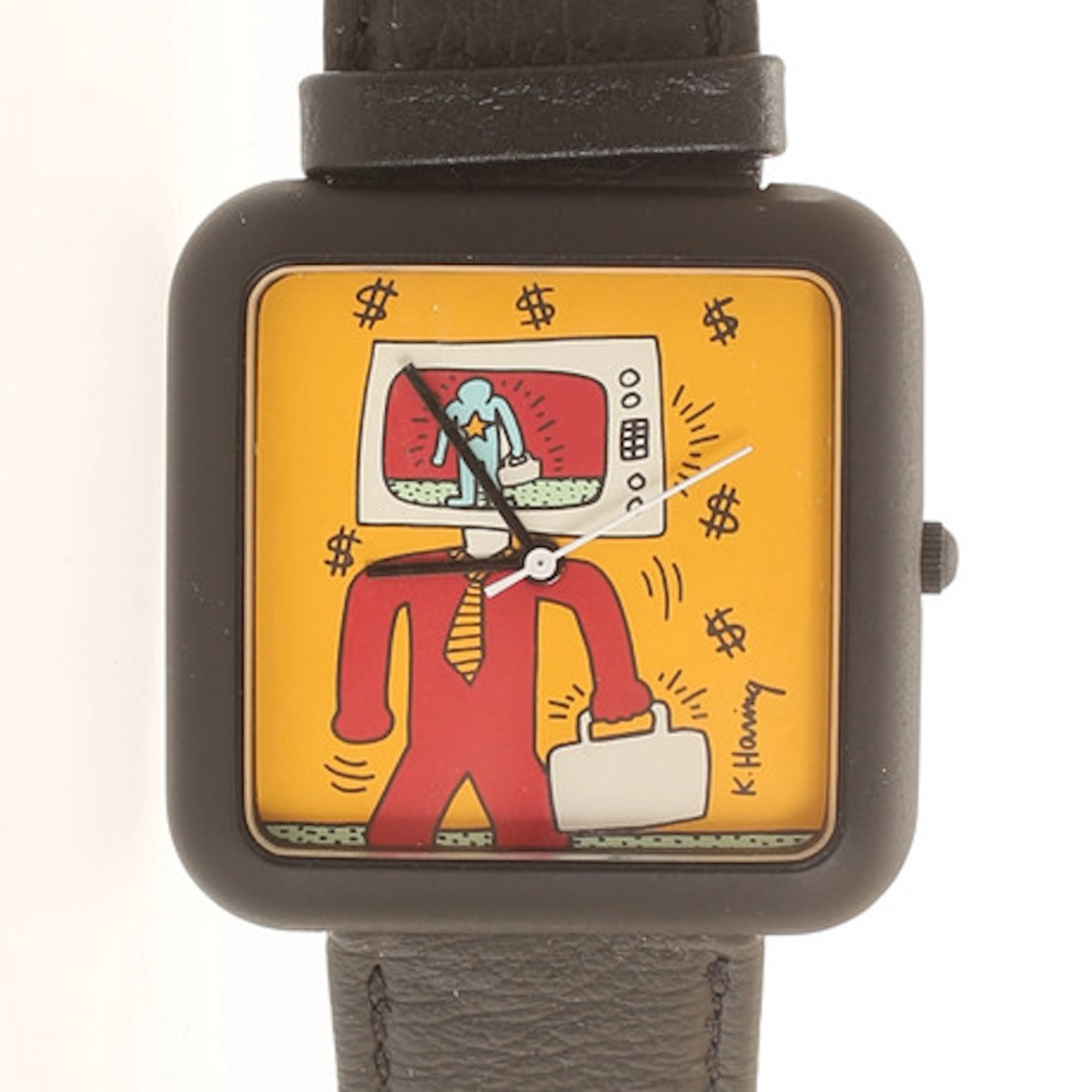 ARMBANDSUR, motiv efter Keith Haring, limi…