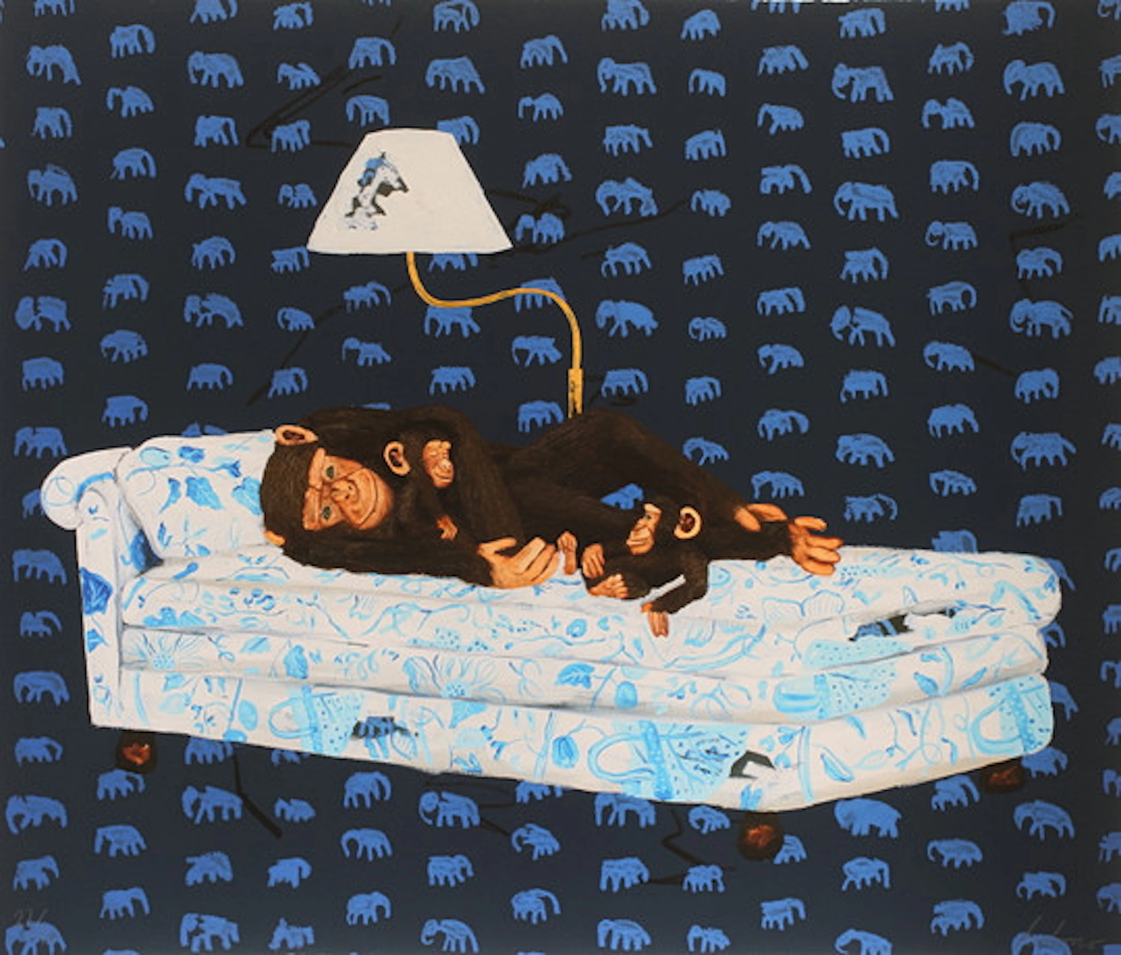 BOBO WALLMANSSON. Färgetsning, "Family res…