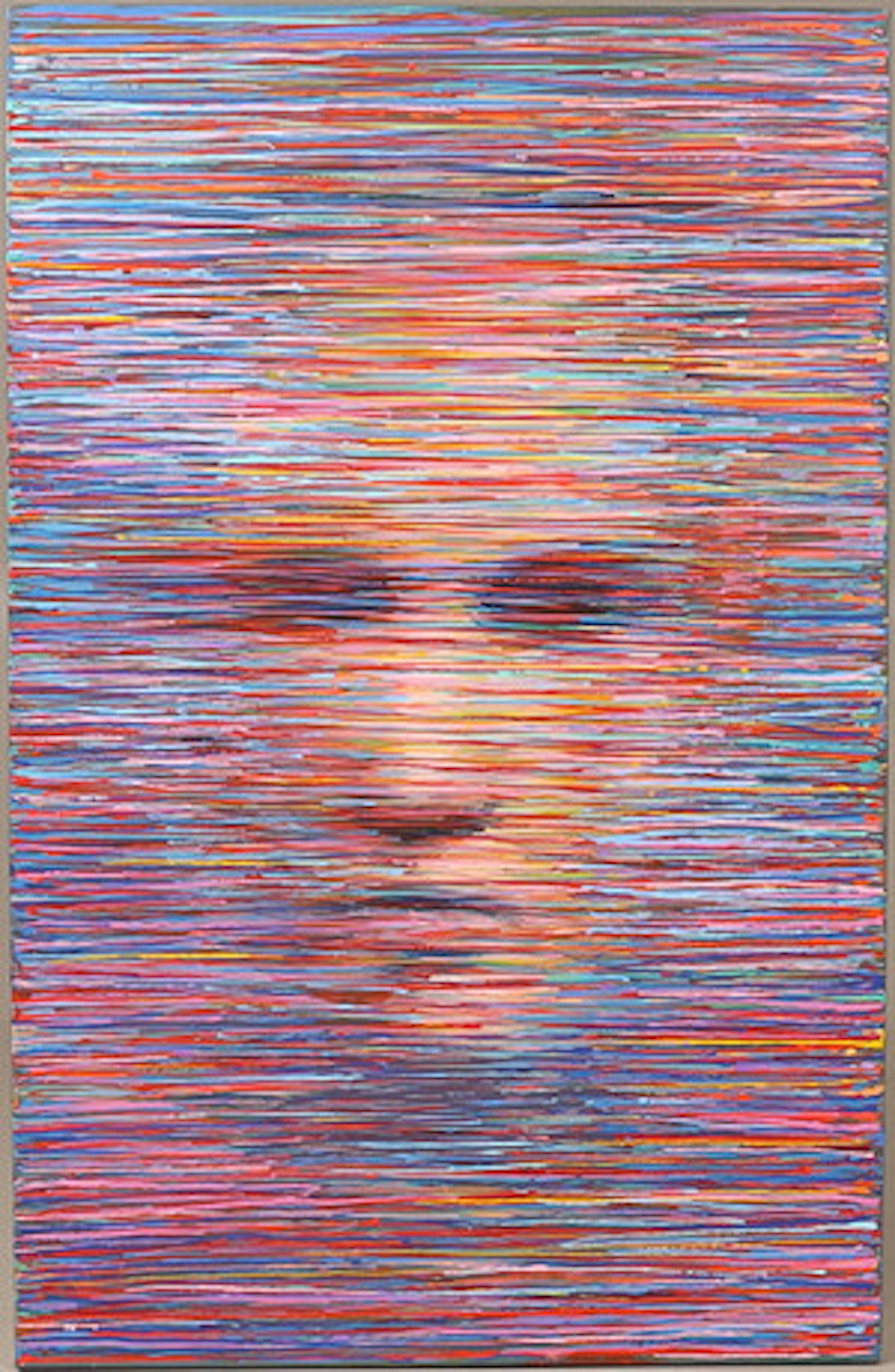 LEIF JACOBSSON. Olja på duk, "Time face", …