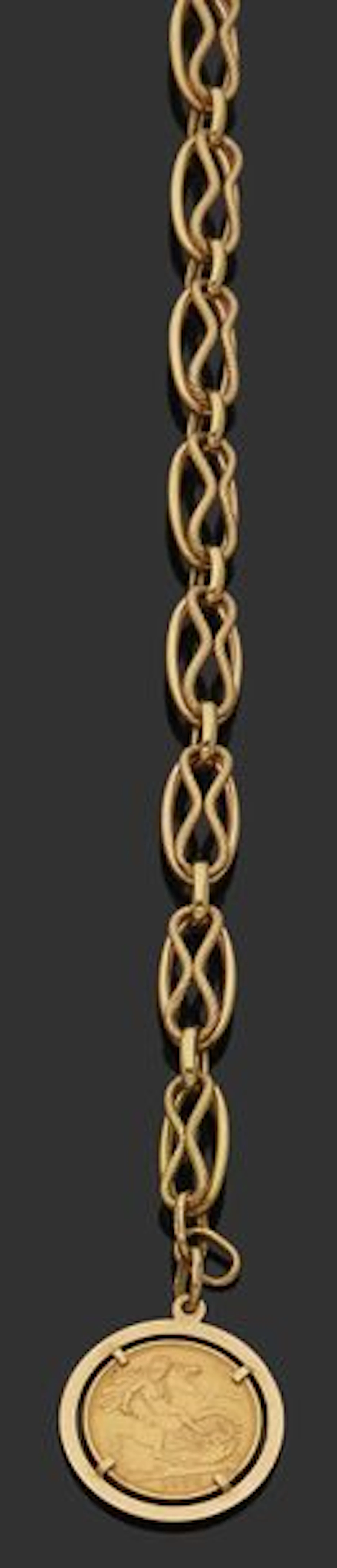 Bracelet souple en or jaune 18K (750), à…