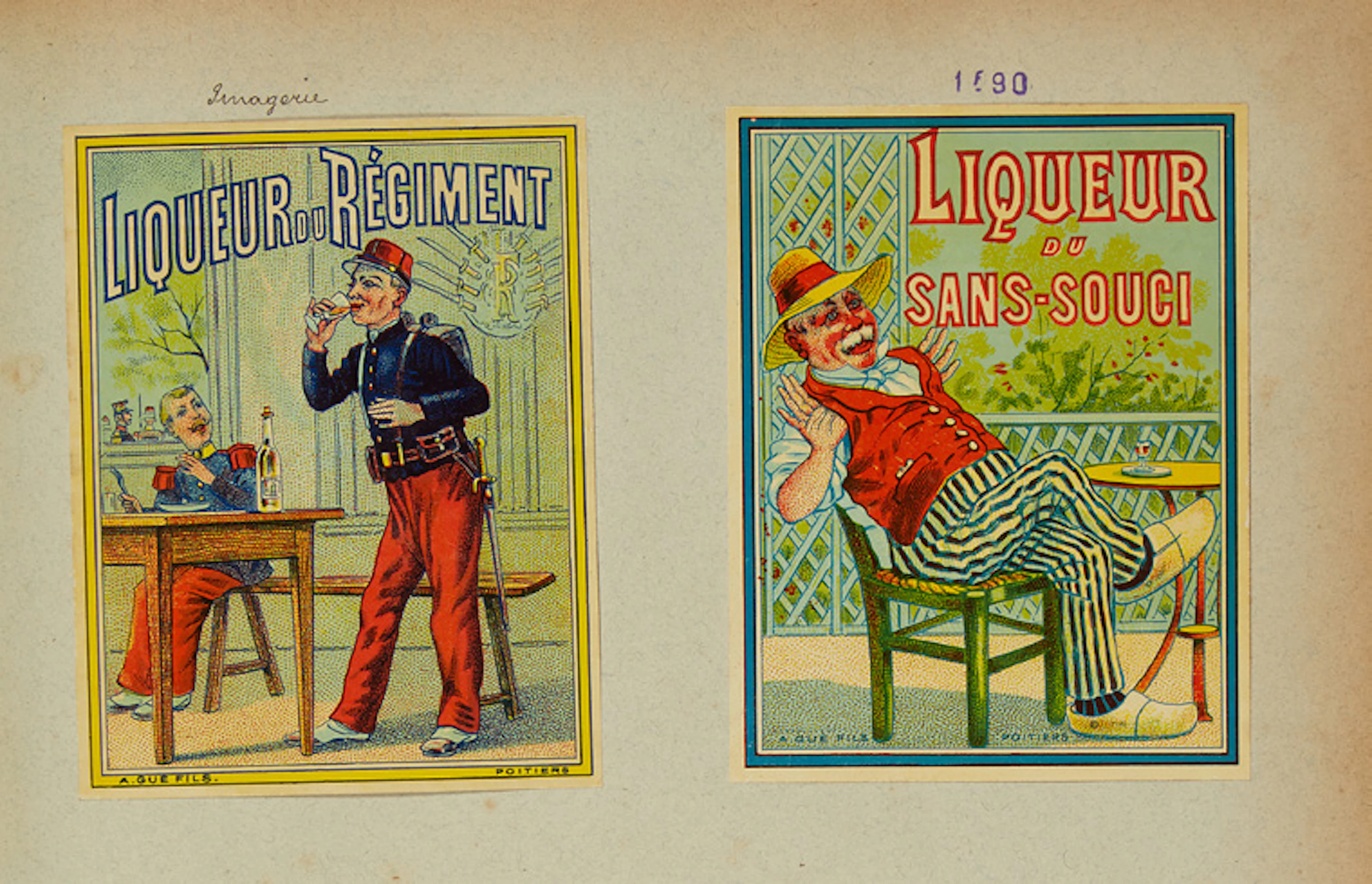 ALCOOL- ETIQUETTES "Etiquettes de Luxe A.…