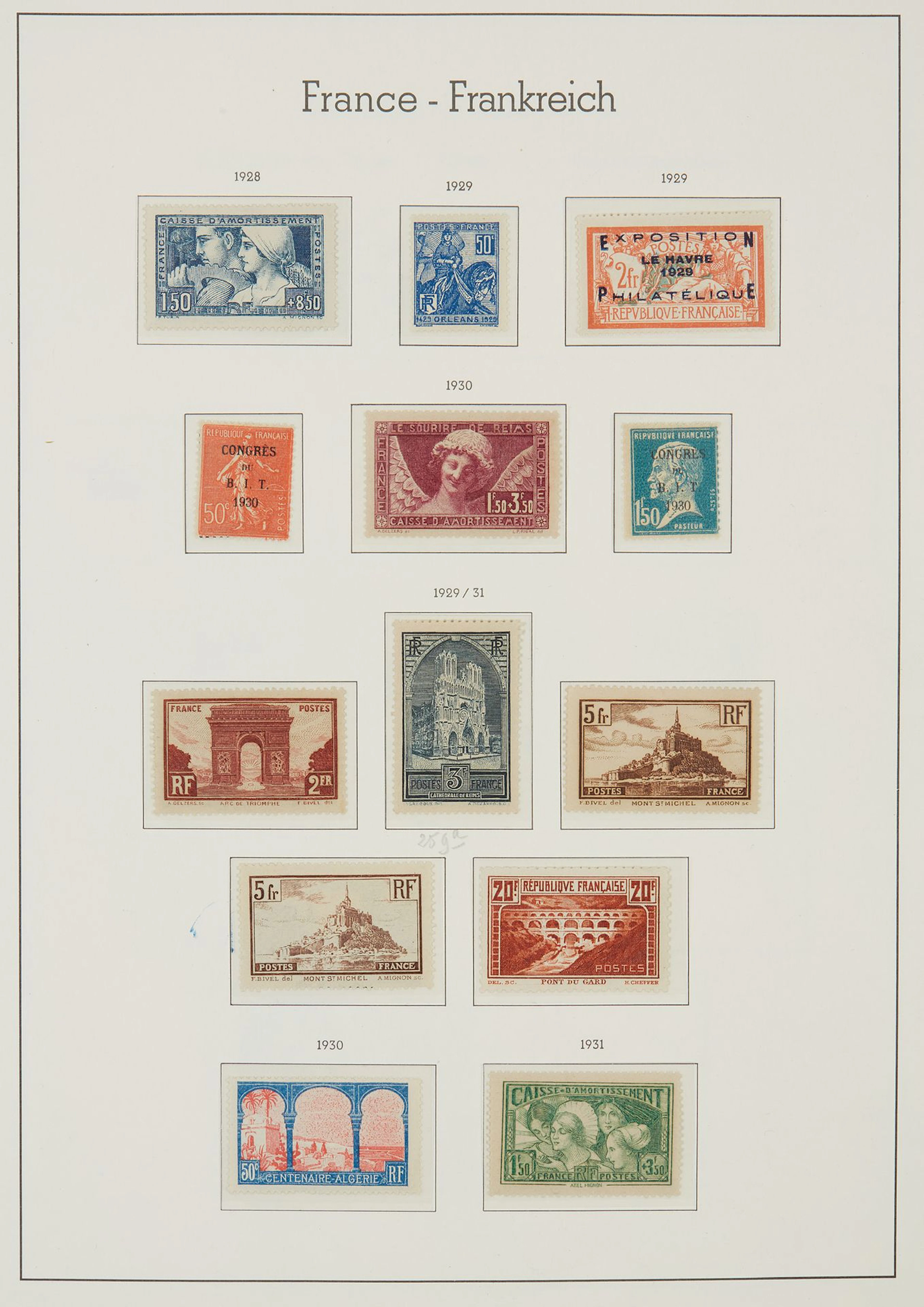 Deux albums de timbres poste France 1849-1940... - Lot 390 - Delon - Hoebanx