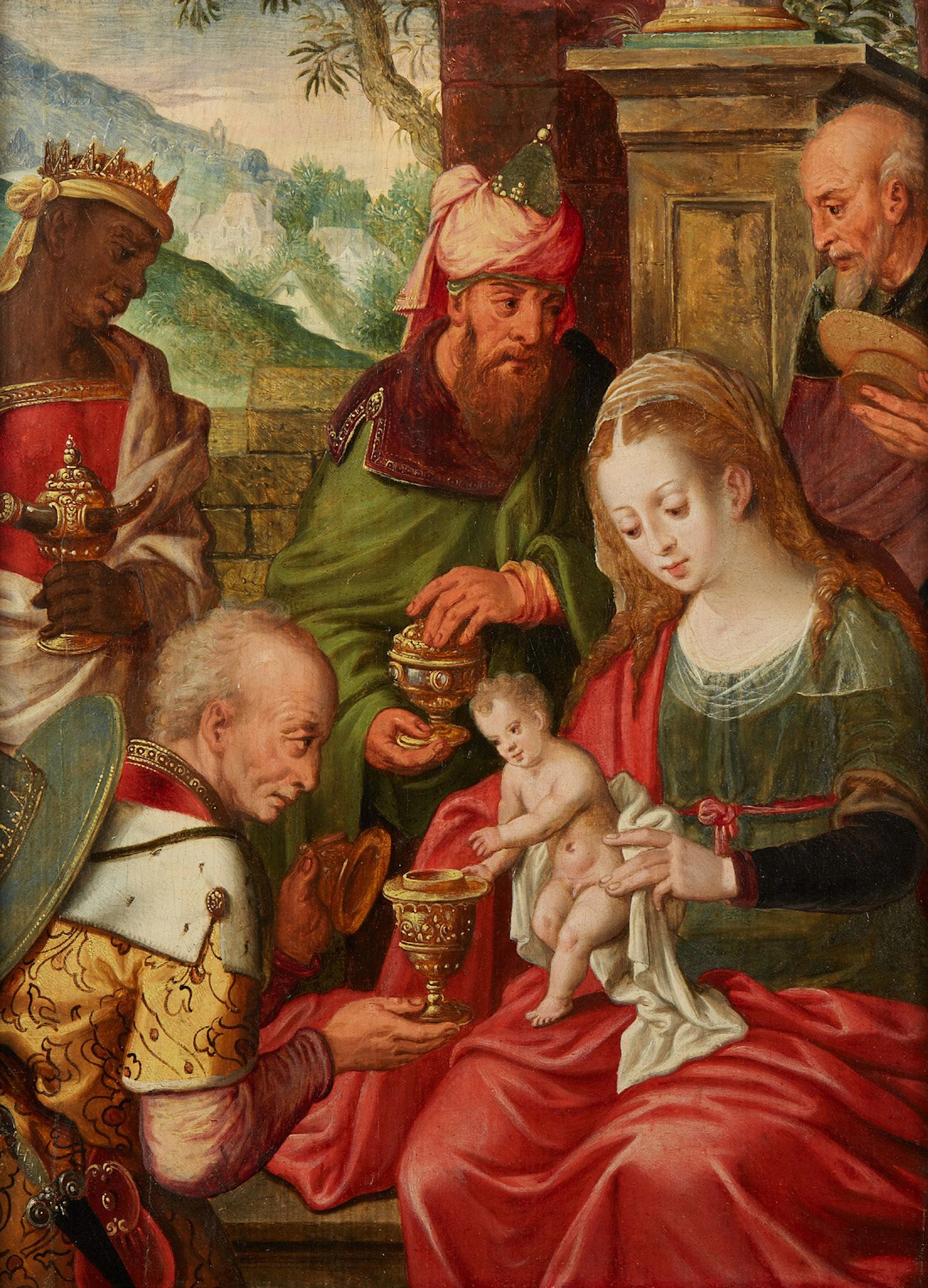 ATTRIBUÉ AU MAITRE DU FILS PRODIGUE (ACTIF VERS 1530 - 1560)