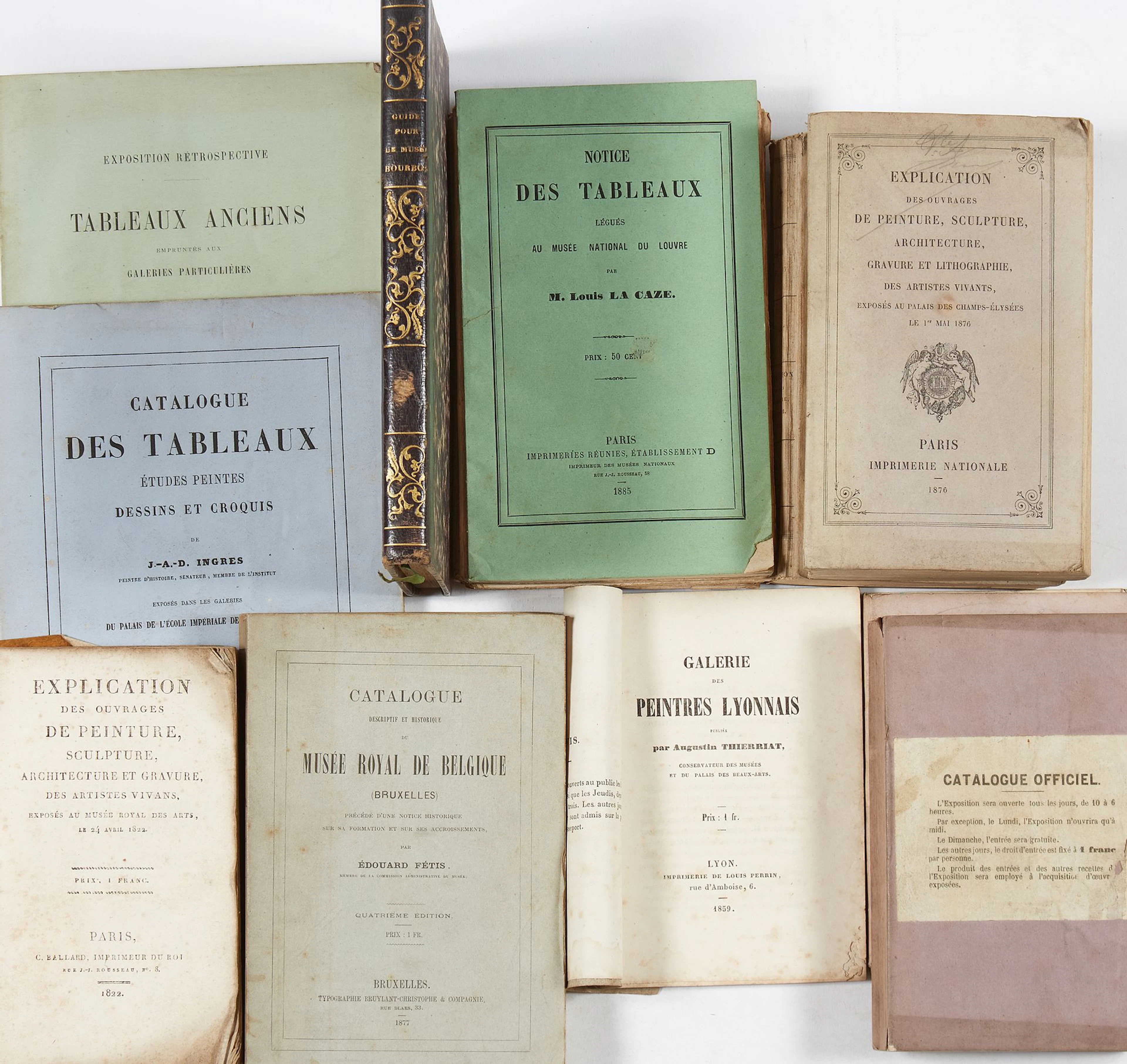 [BEAUX- ARTS - SALONS, EXPOSITIONS ET REVUE DU XIXe SIÈCLE].