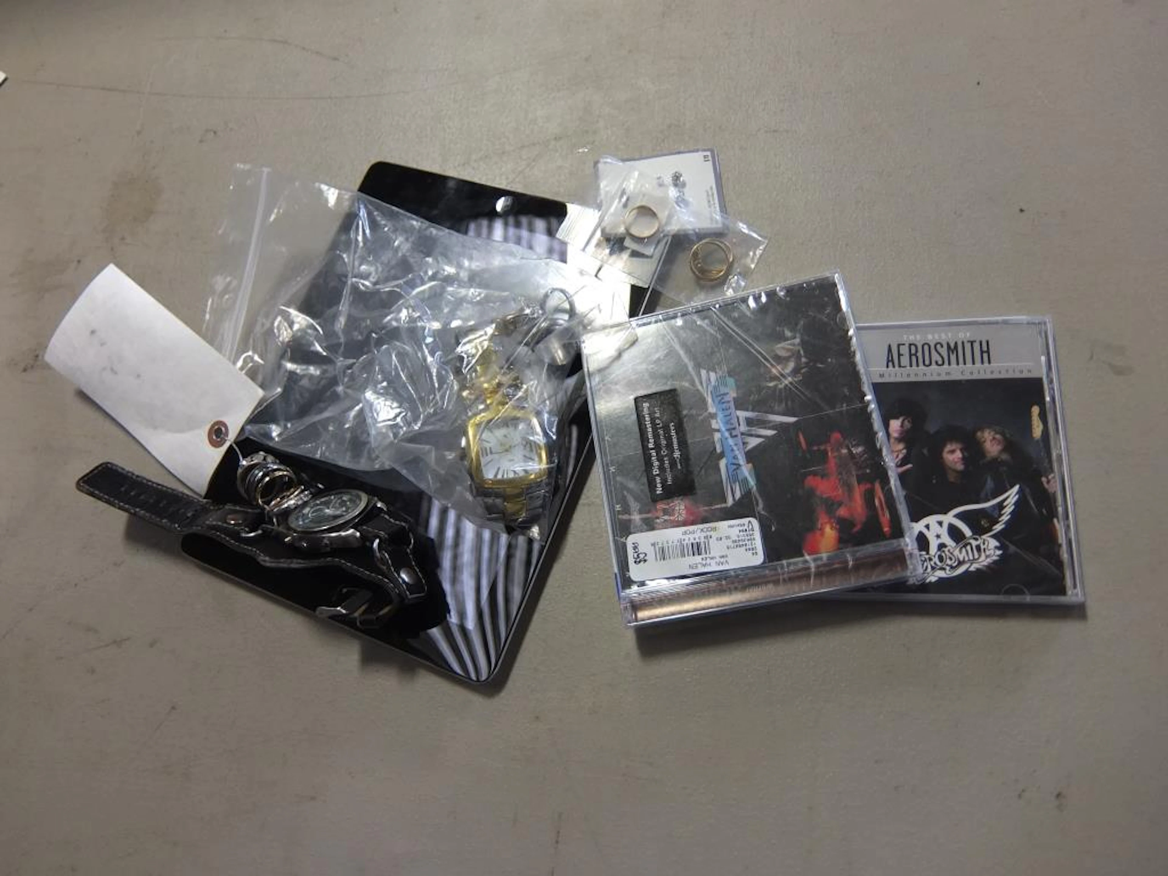 Assorted Lot with iPad, CDs, Watches & More