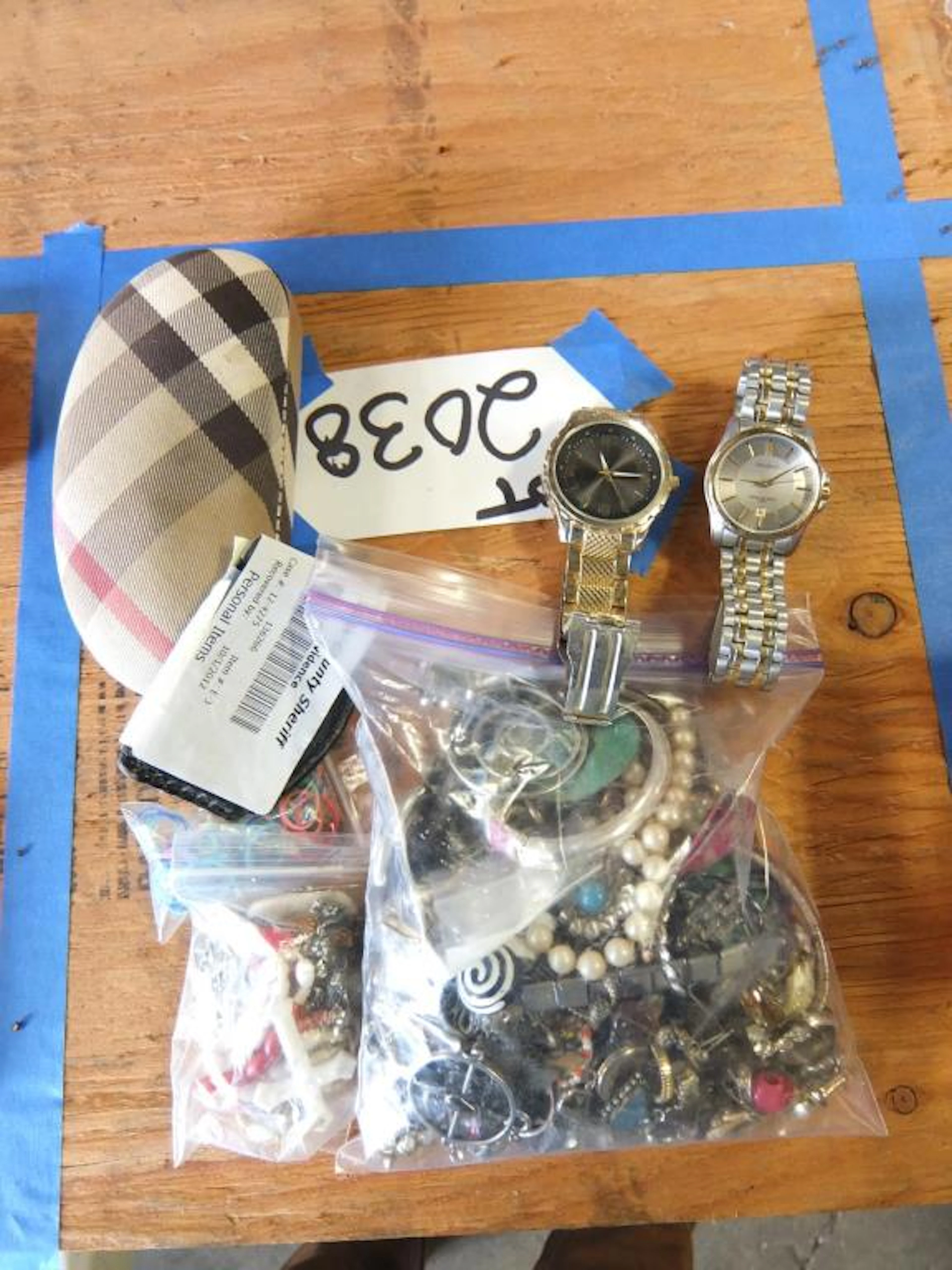 Sunglasses w/ Case, Watches & Miscellaneou