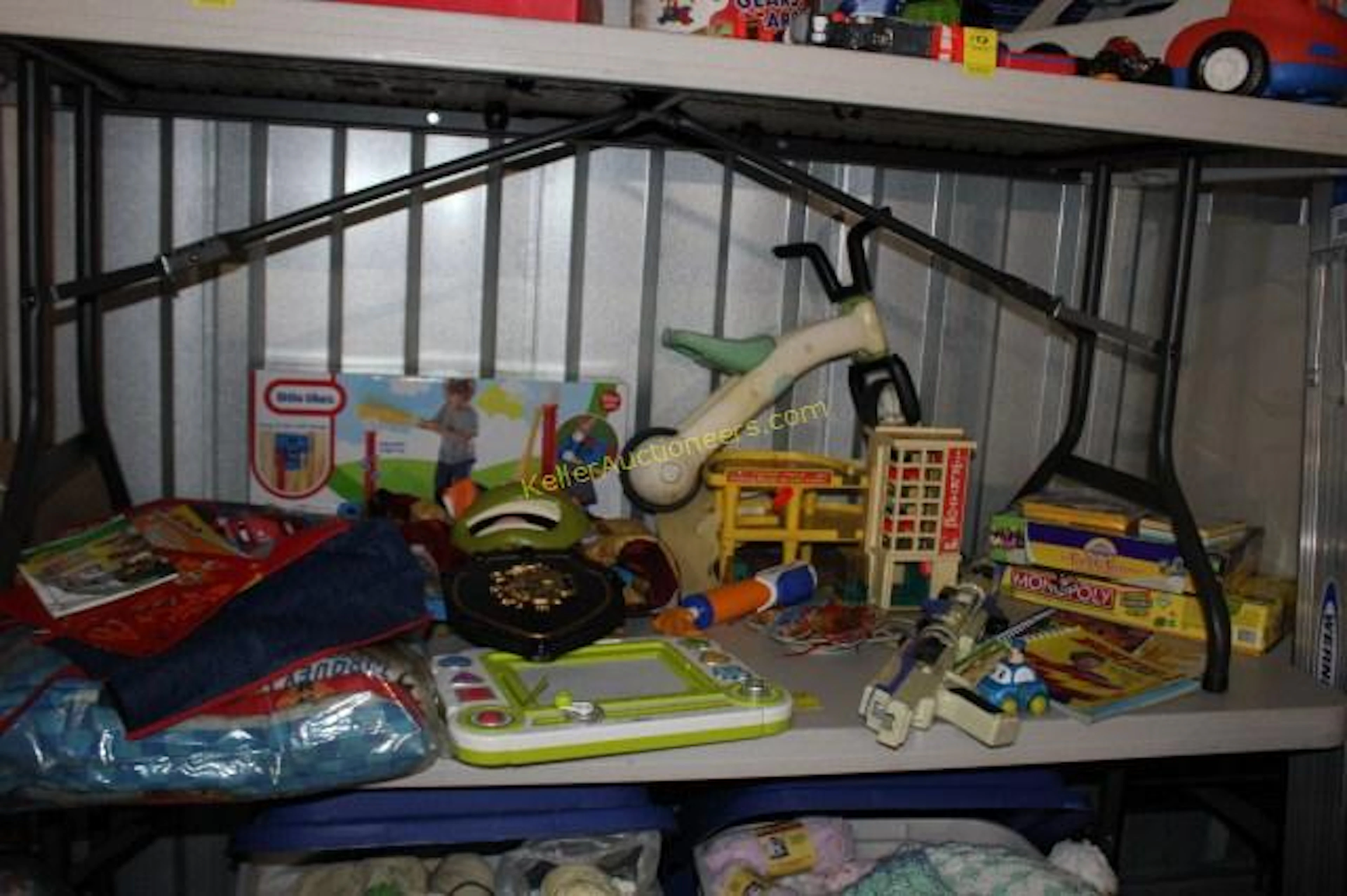 Table Lot of Vintage & New Toys