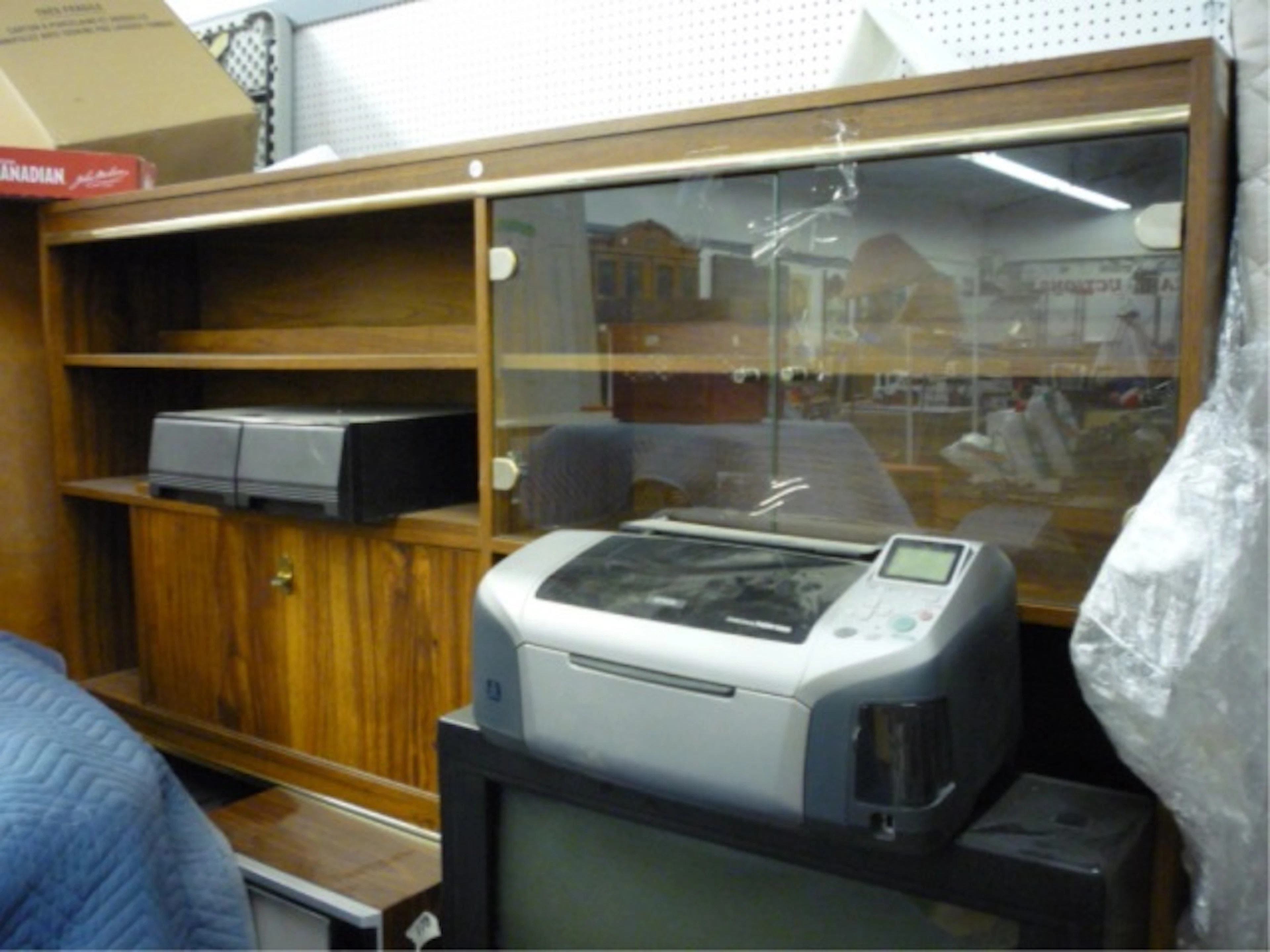 Wall Unit With Tv And Printers