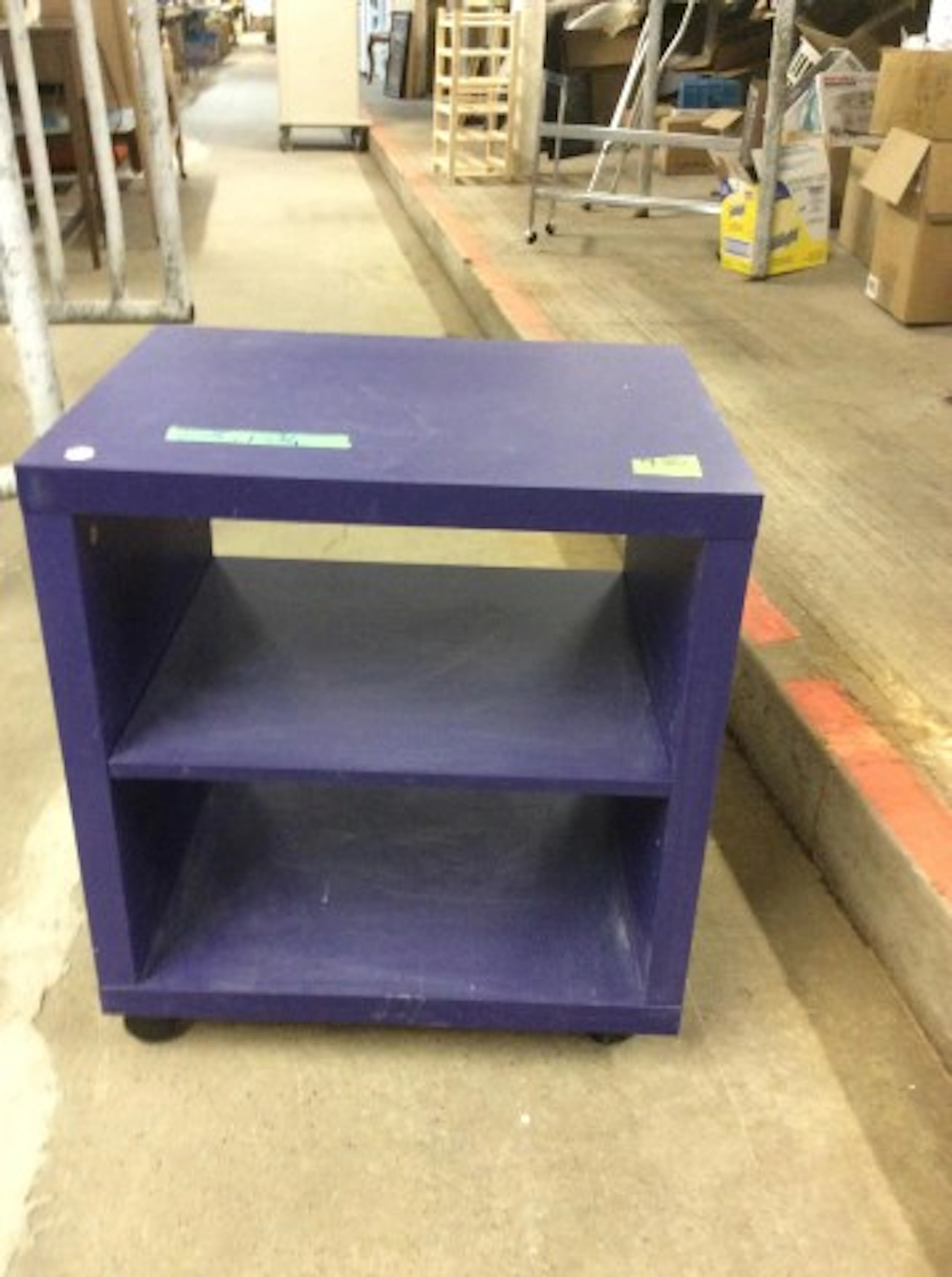 Purple Tv/printer/storage Stand On Casters
