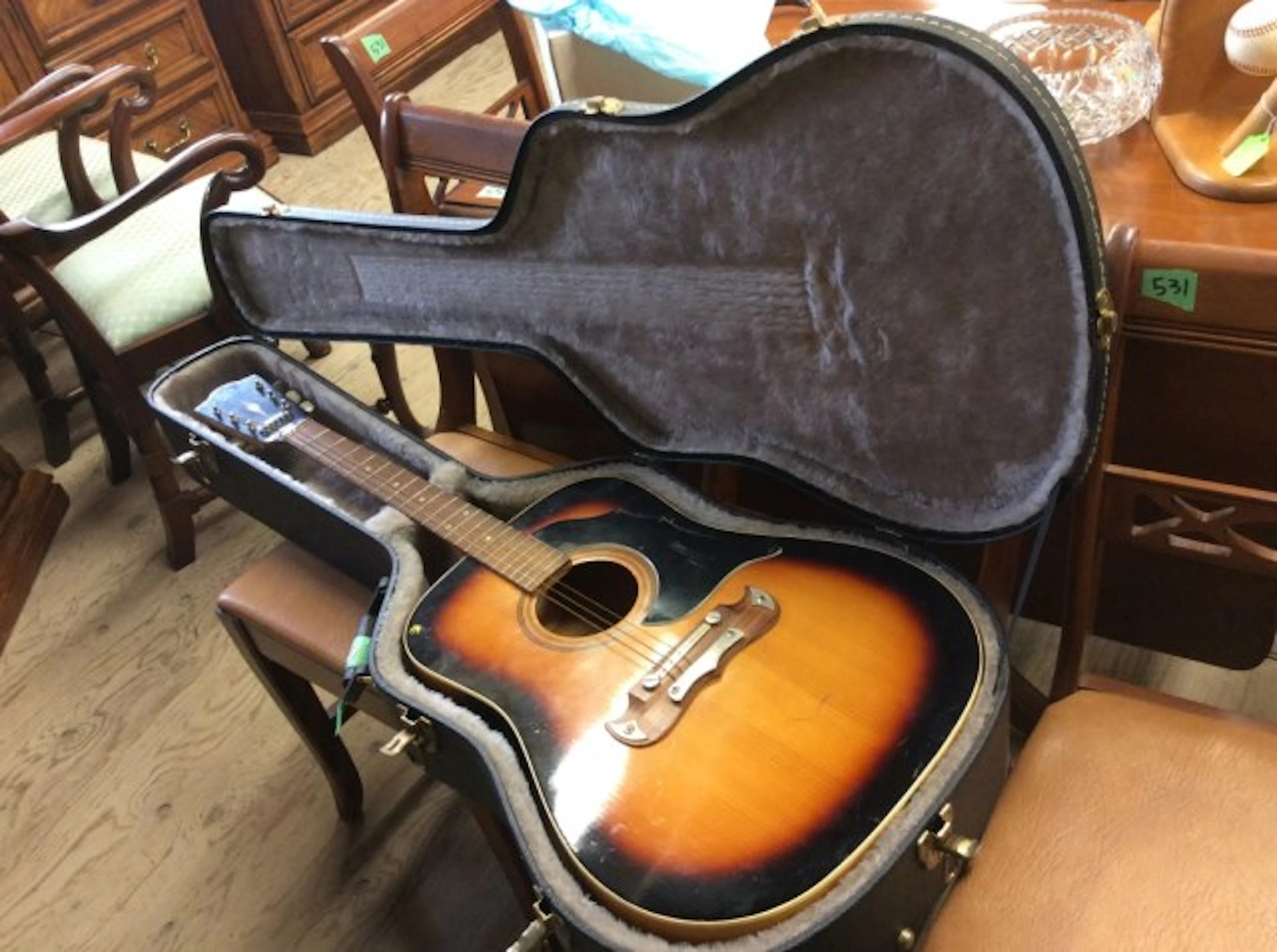 Framus Acoustic Guitar In Hard Case