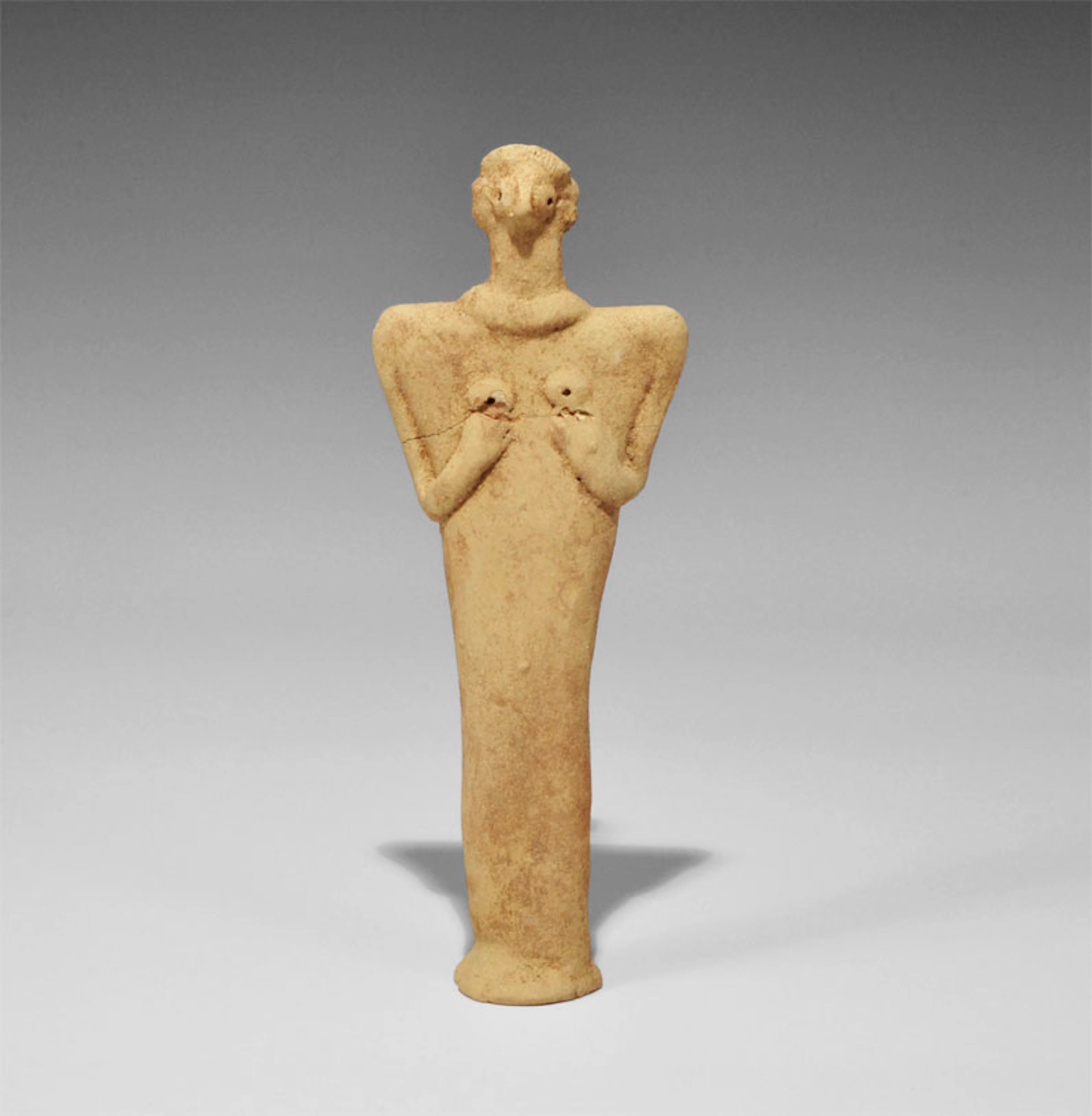 Near Eastern Syro-Hittite Ceramic Idol