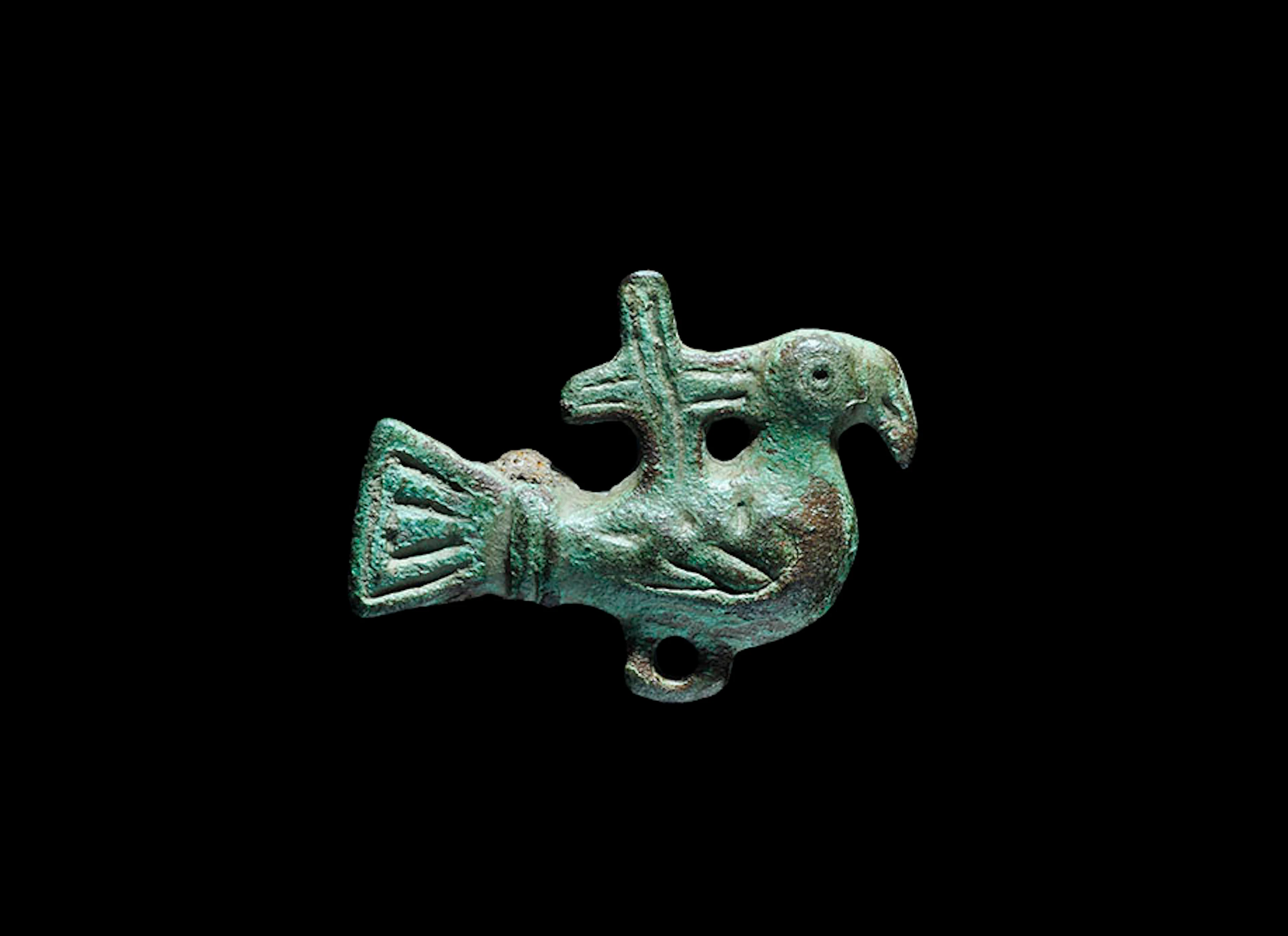 Viking Bird with Cross Brooch