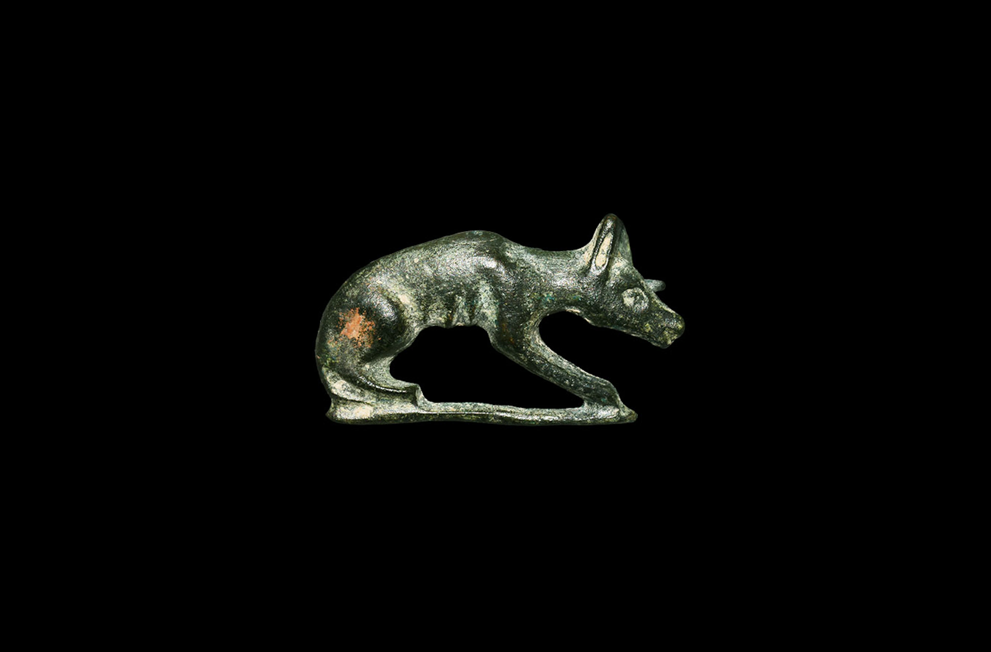 Roman Hound Plate Brooch