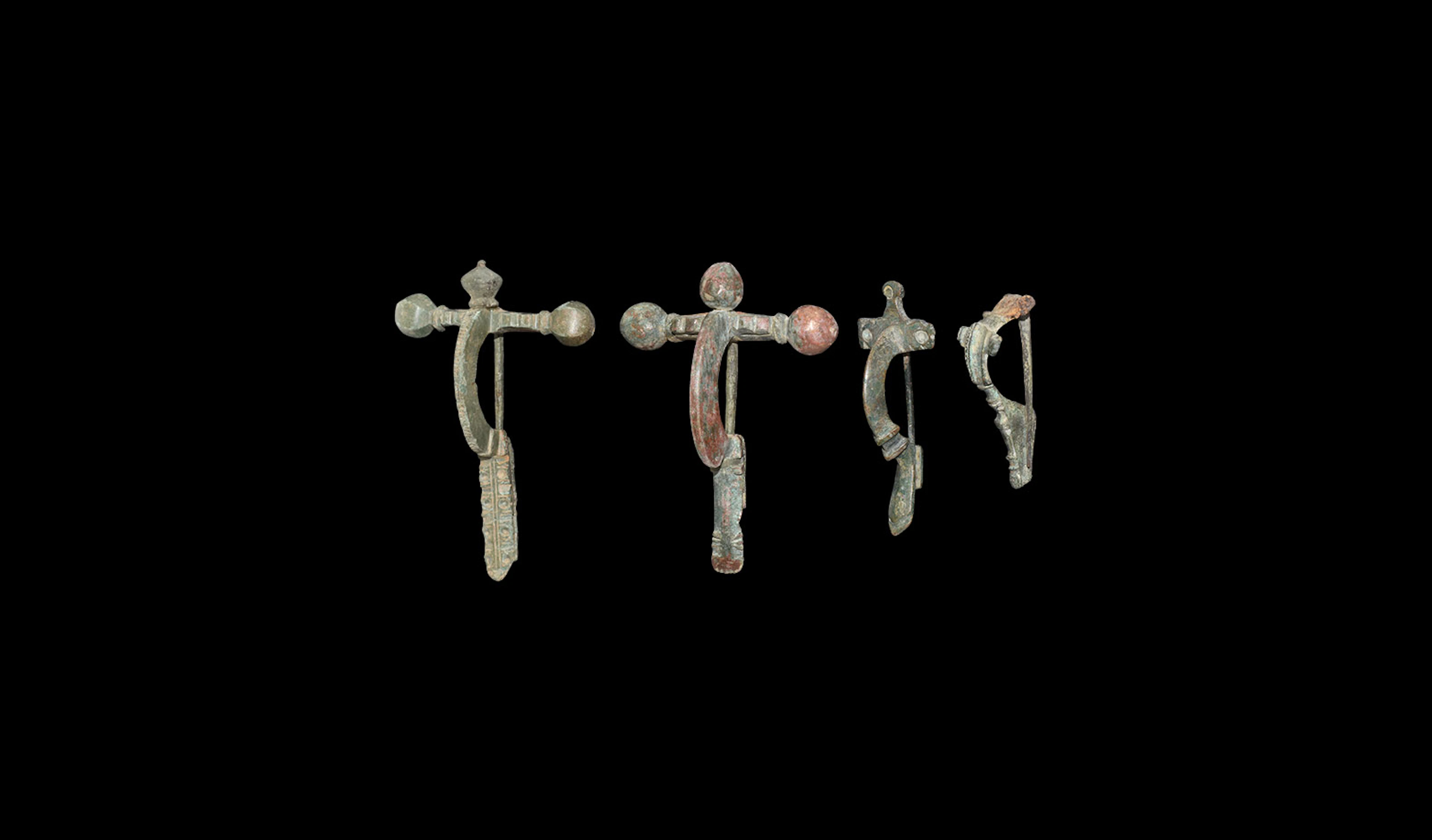 Roman Bow Brooch Group