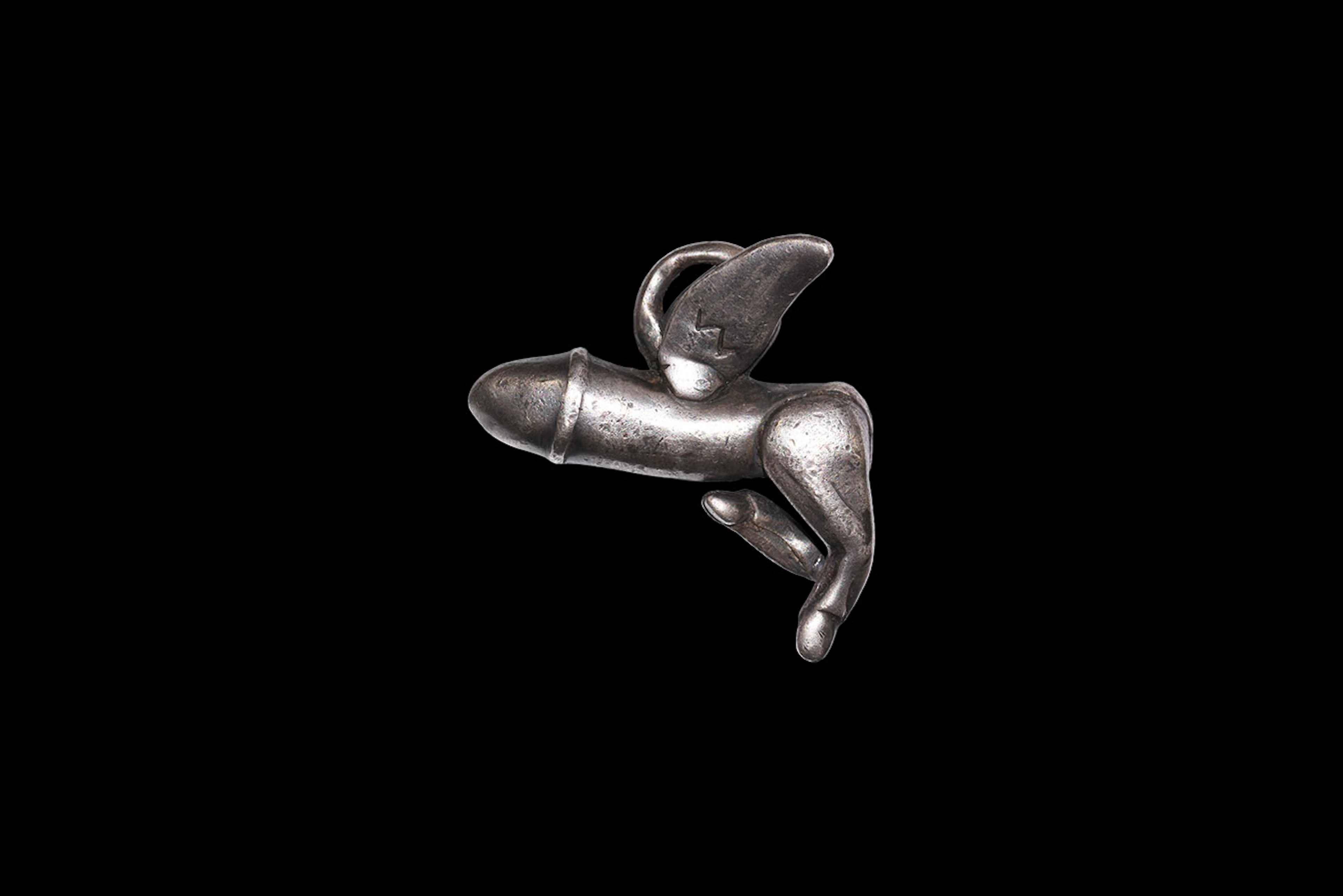 Roman Winged Phallic Pendant